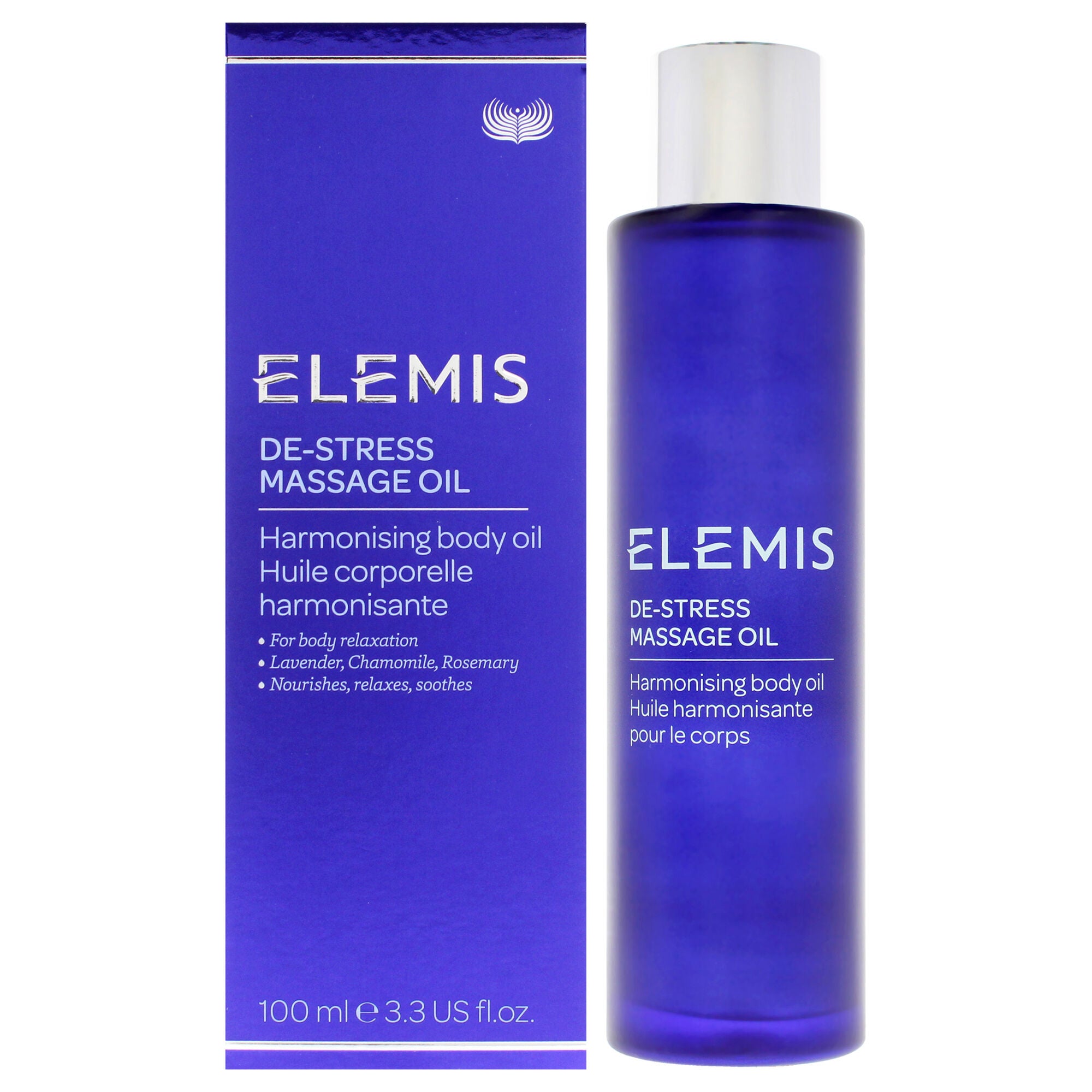 De-Stress Massage Oil by Elemis for Unisex - 3.3 oz Body Oil, See Description, hi-res image number 0