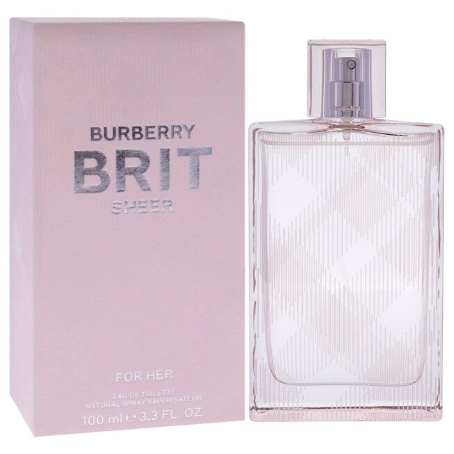 Burberry Brit Sheer by Burberry for Women - 3.3 oz EDT Spray, , alternate image number null
