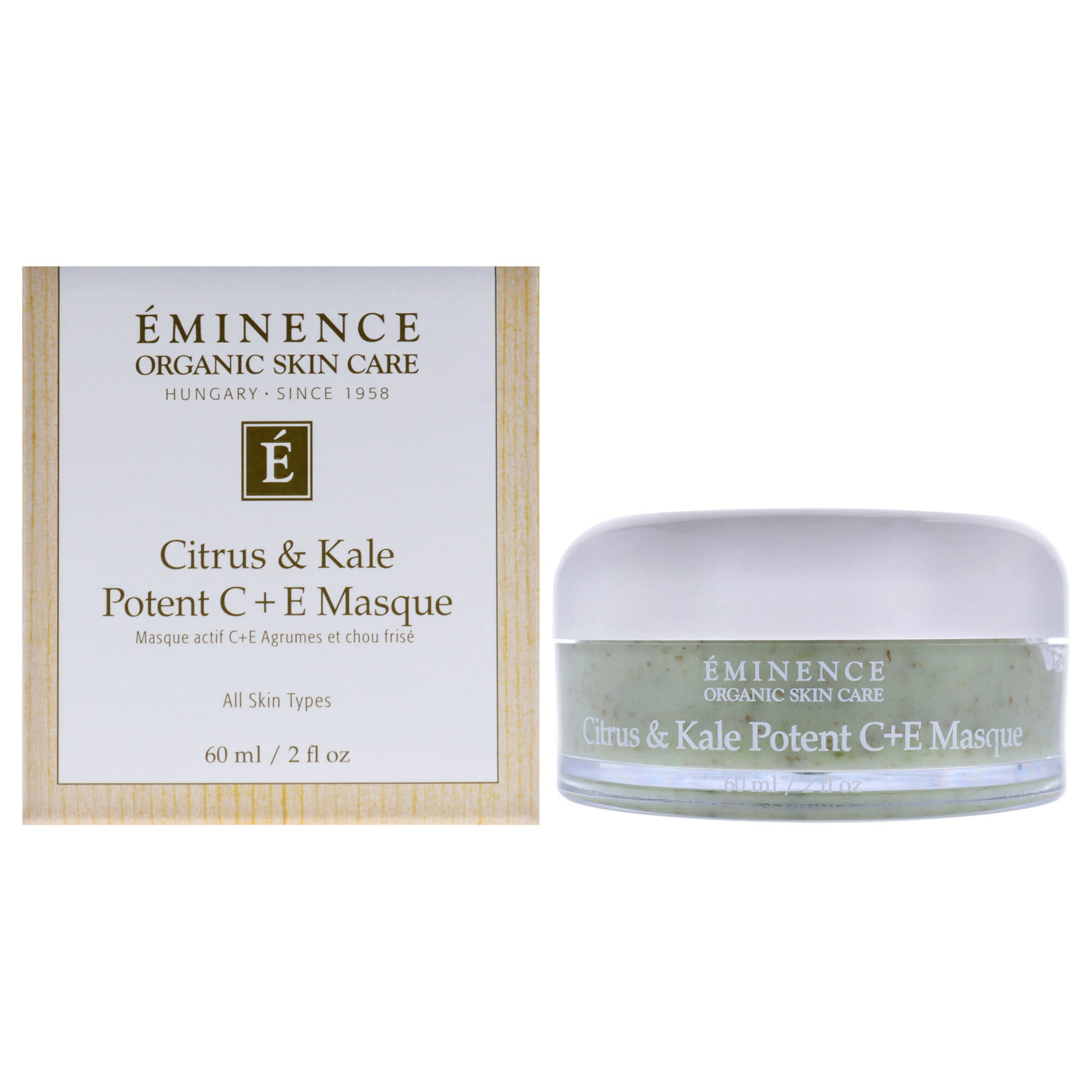 Citrus and Kale Potent C and E Masque by Eminence for Unisex - 2 oz Mask, See Description, hi-res image number 0