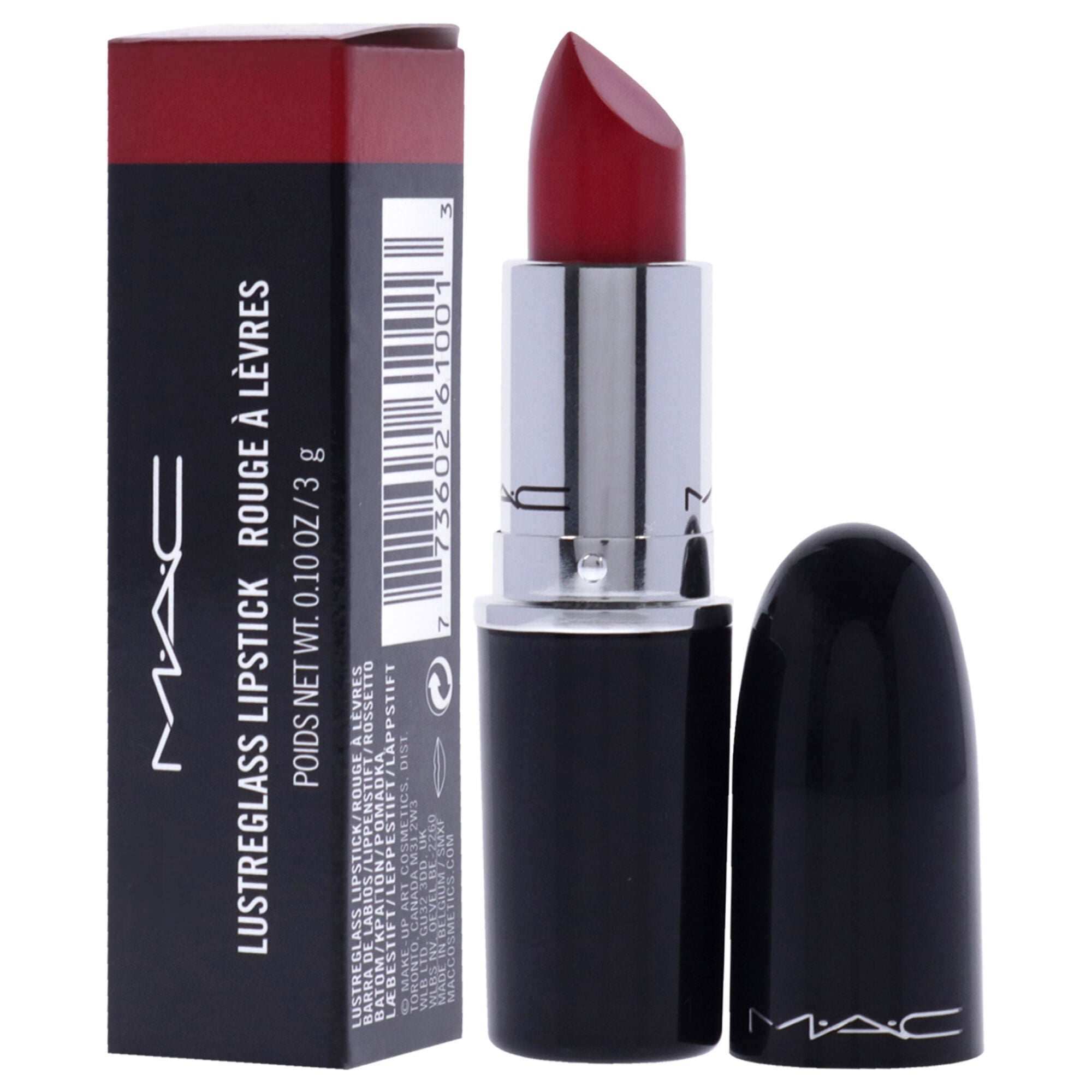 Lustreglass Lipstick - 502 Cockney by MAC for Women - 0.1 oz Lipstick, See Description, alternate image number 3
