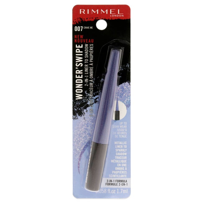 Wonder Swipe 2-in-1 Liner to Shadow - 007 Crave Me by Rimmel London for Women - 0.058 oz Eyeliner, See Description, hi-res image number 0