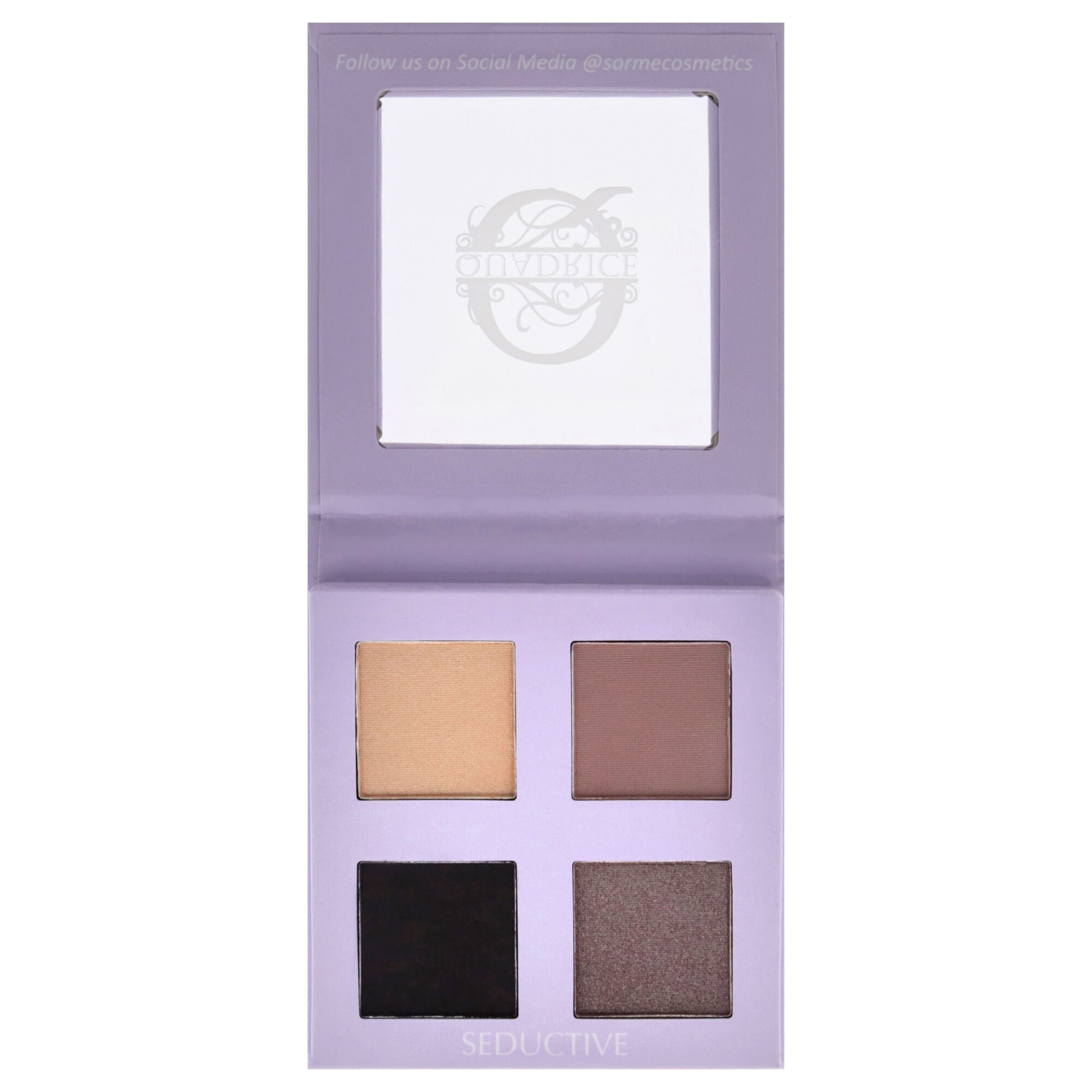 Quadrice Eyeshadow Palette - Seductive by Sorme Cosmetics for Women - 0.16 oz Eye Shadow, See Description, alternate image number 3