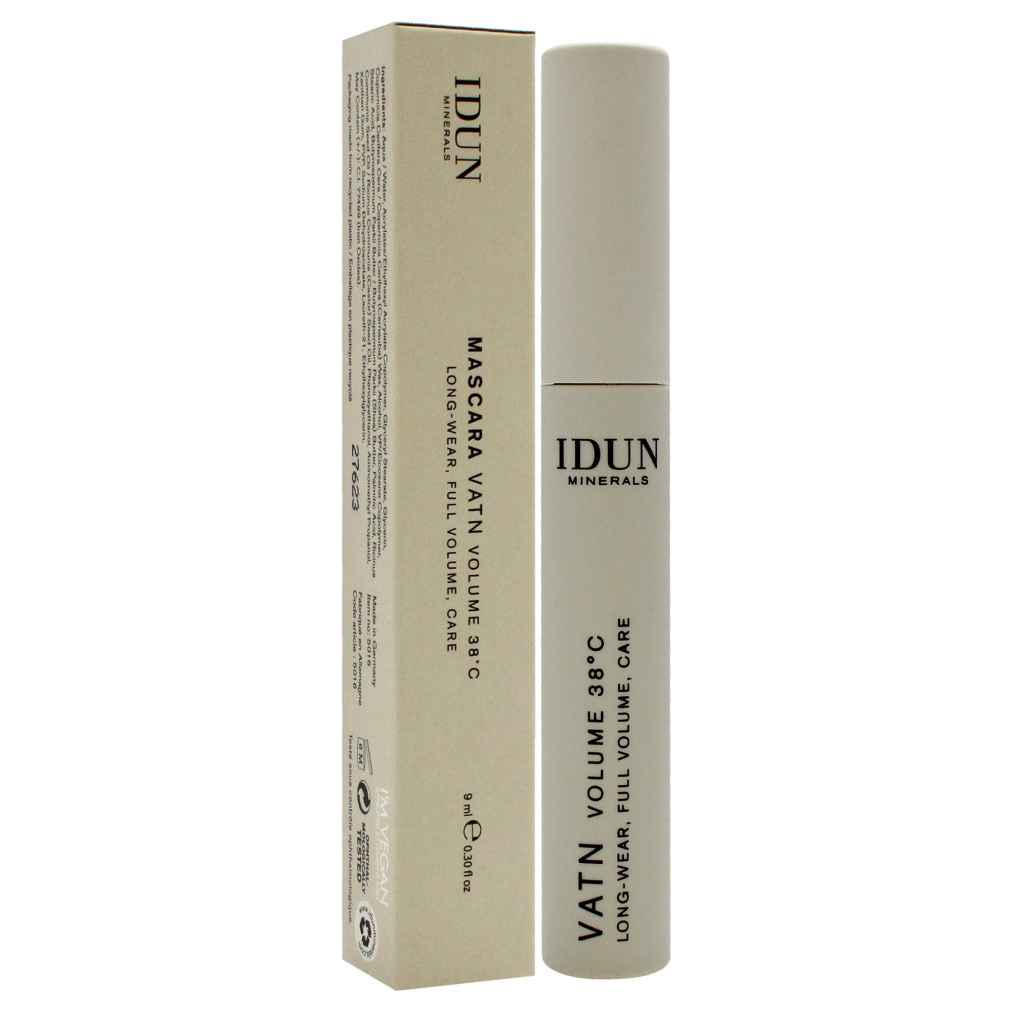 Vatn Volume 38 Degree C Mascara - Black by Idun Minerals for Women - 0.3 oz Mascara, See Description, alternate image number 1