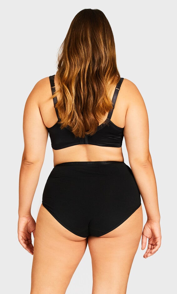 Basic Cotton Brief - black, , alternate image number 1
