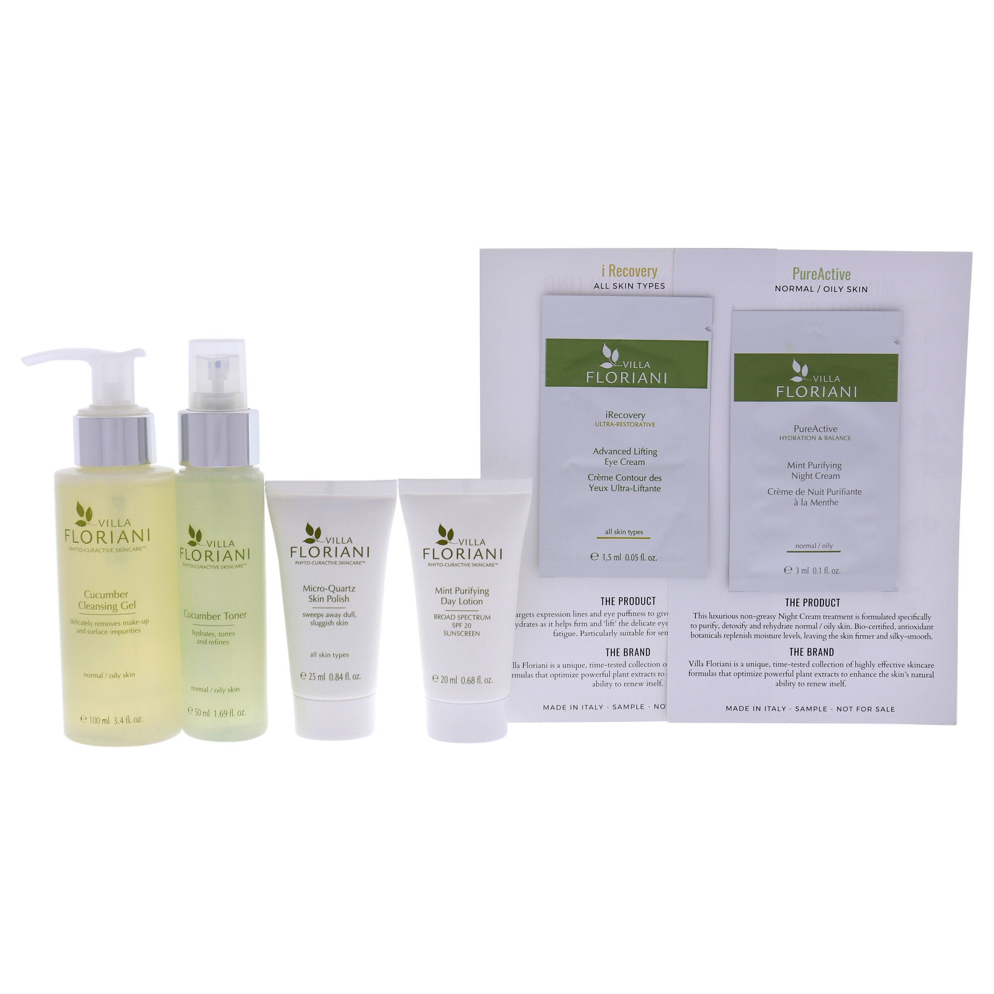 Purifying Skincare Travel Kit by Villa Floriani for Women - 6 Pc Gift Set, , alternate image number 4