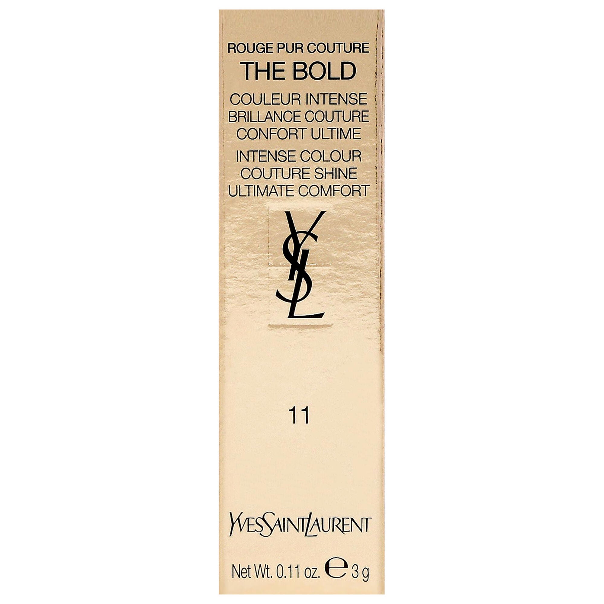 Rouge Pur Couture The Bold Lipstick - 11 Nude Undisclosed by Yves Saint Laurent for Women - 0.11 oz Lipstick, Brown, alternate image number 3