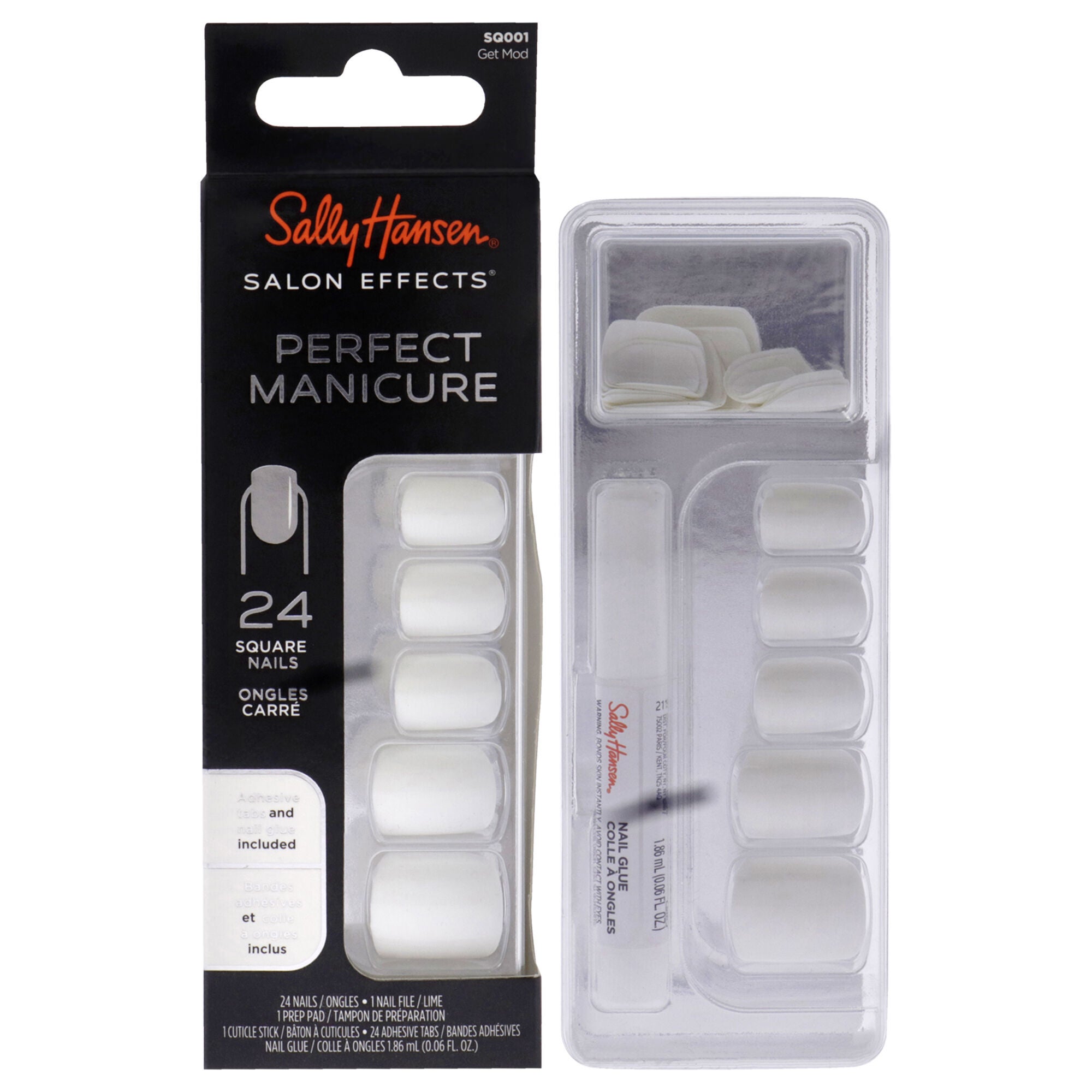 Perfect Manicure - Get Mod by Sally Hansen for Women - 26 Pc 24 Nail, Nail File, Pre Pad, See Description, hi-res image number 0