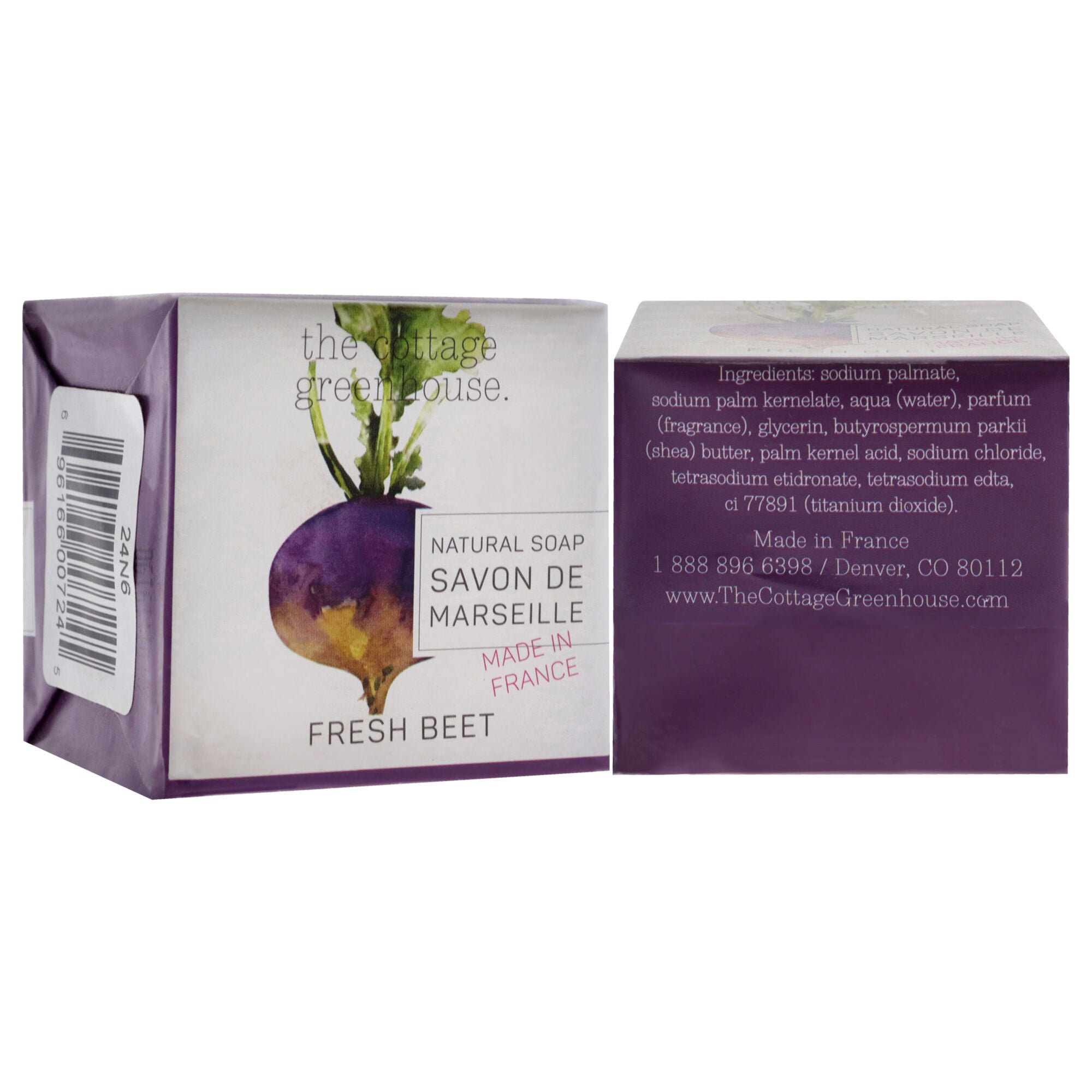 Fresh Soap - Beet by The Cottage Greenhouse for Unisex - 3.5 oz Soap, See Description, alternate image number 1
