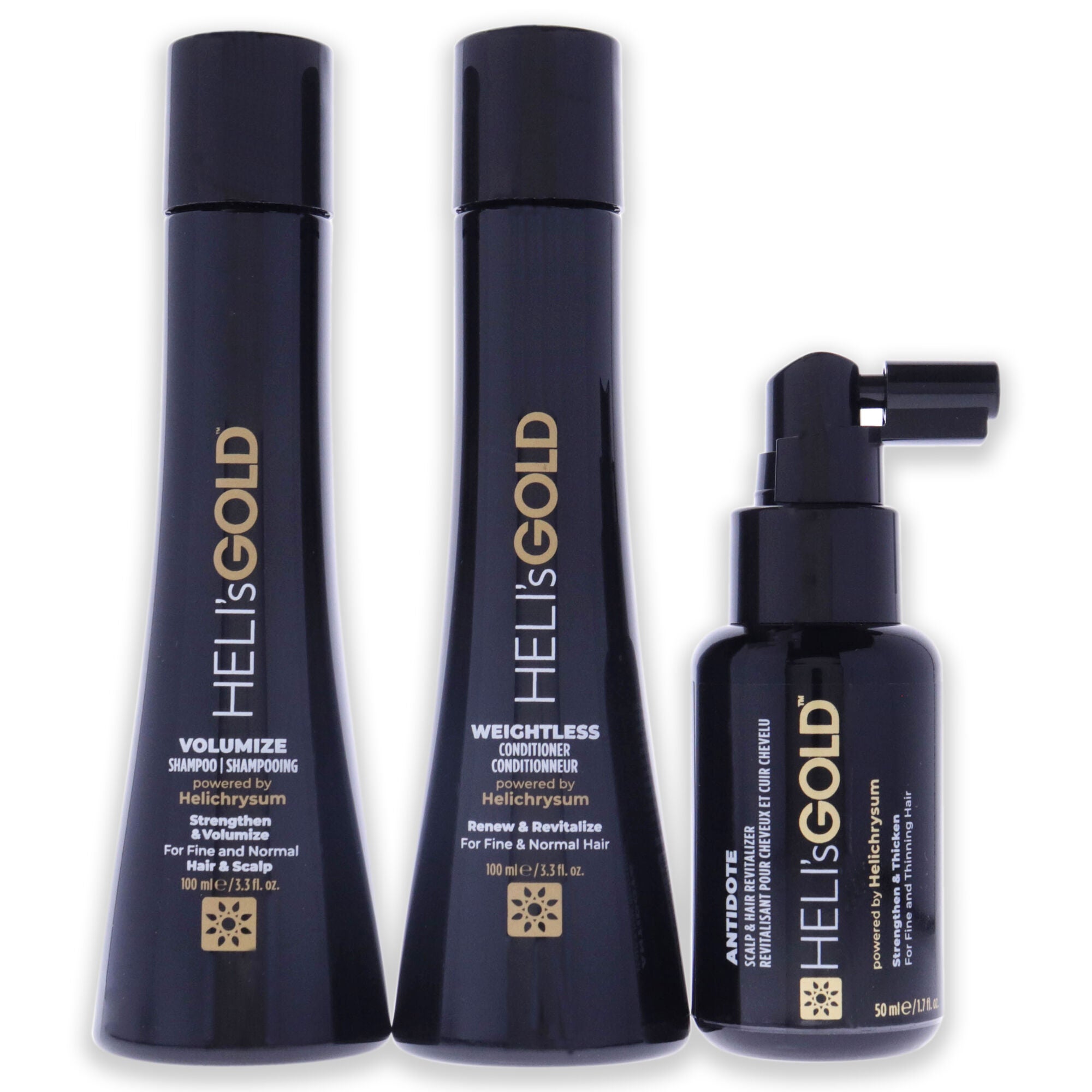 The Volume Series Travel Kit by Helis Gold for Unisex - 3 Pc Set, See Description, alternate image number 3