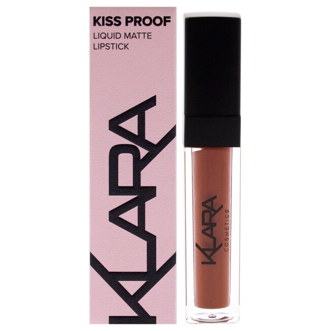 Kiss Proof Lipstick Liquid Matte - 14 Chocolate Temptation by Klara for Women - 0.27 oz Lipstick, See Description, hi-res image number 0