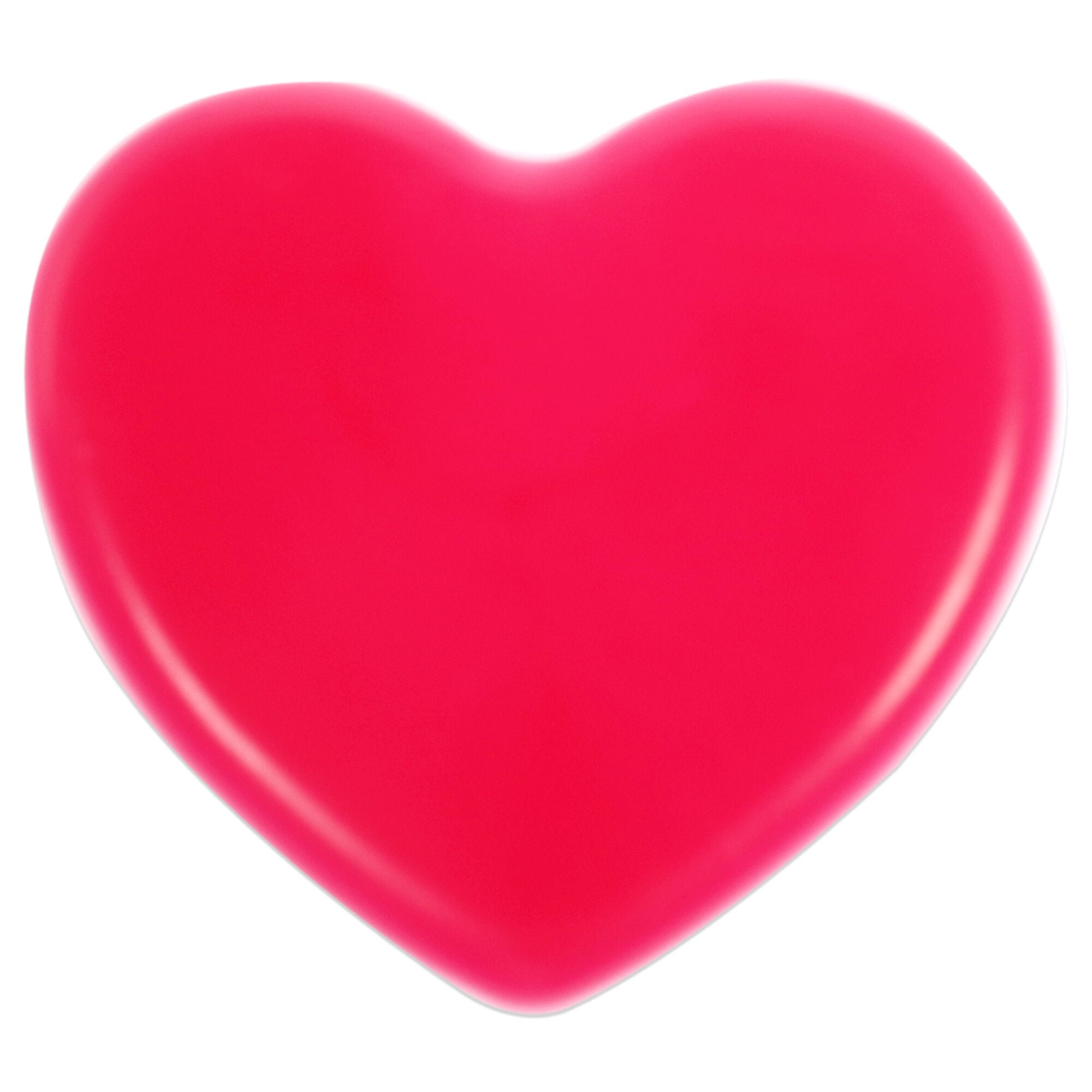 Silicone Heart Puff - Mat Red by Sun Smile for Women - 1 Pc Sponge, See Description, alternate image number 2