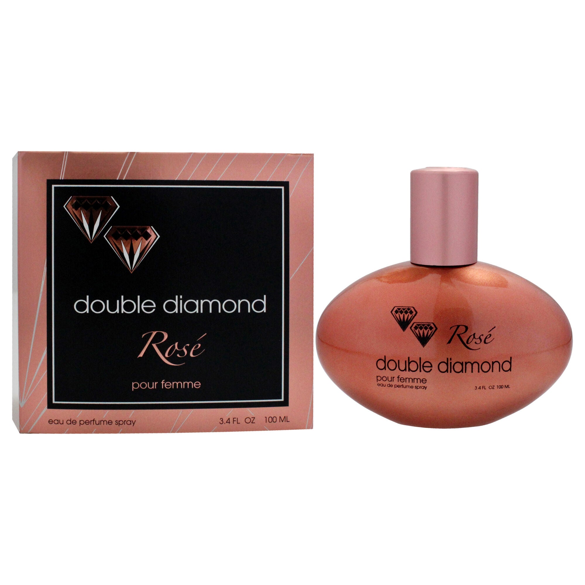 Double Diamond Rose by Double Diamond for Women - 3.4 oz EDP Spray, See Description, alternate image number 1