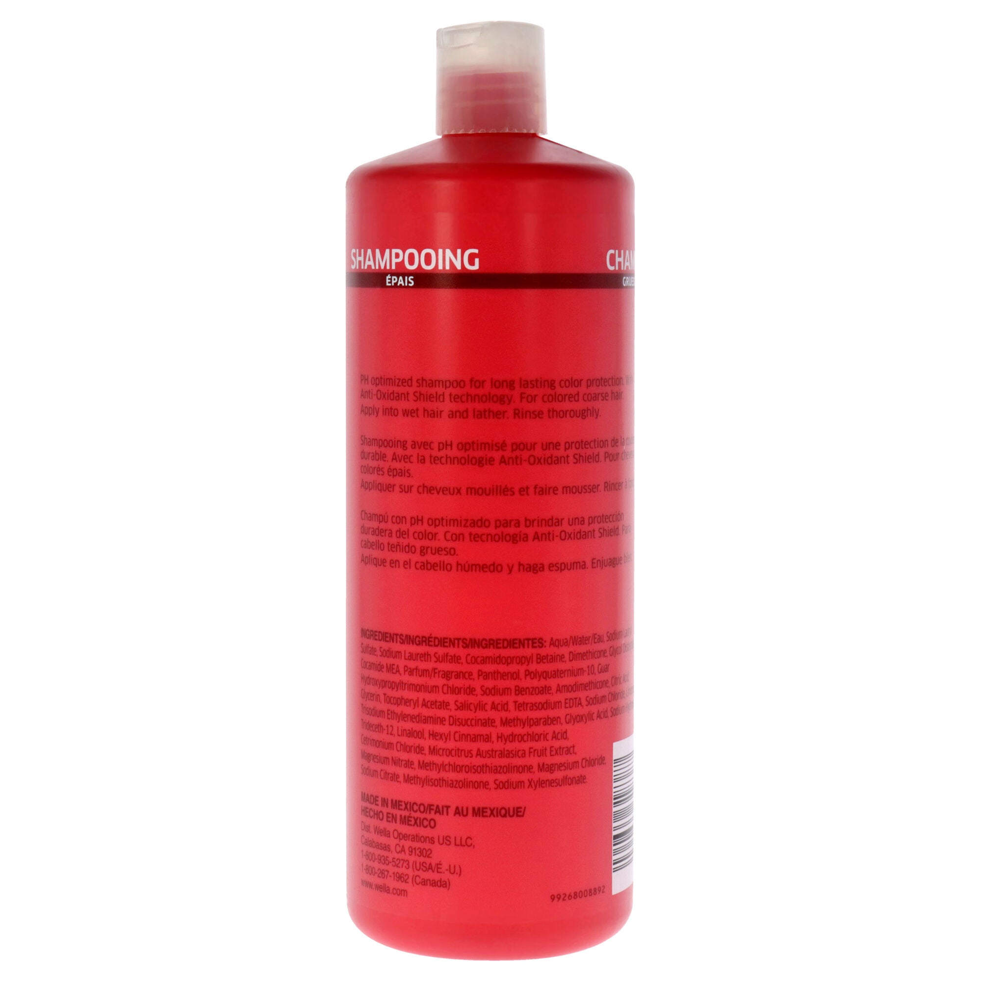 Invigo Brilliance Shampoo For Coarse Hair by Wella for Unisex - 33.8 oz Shampoo, , alternate image number 5