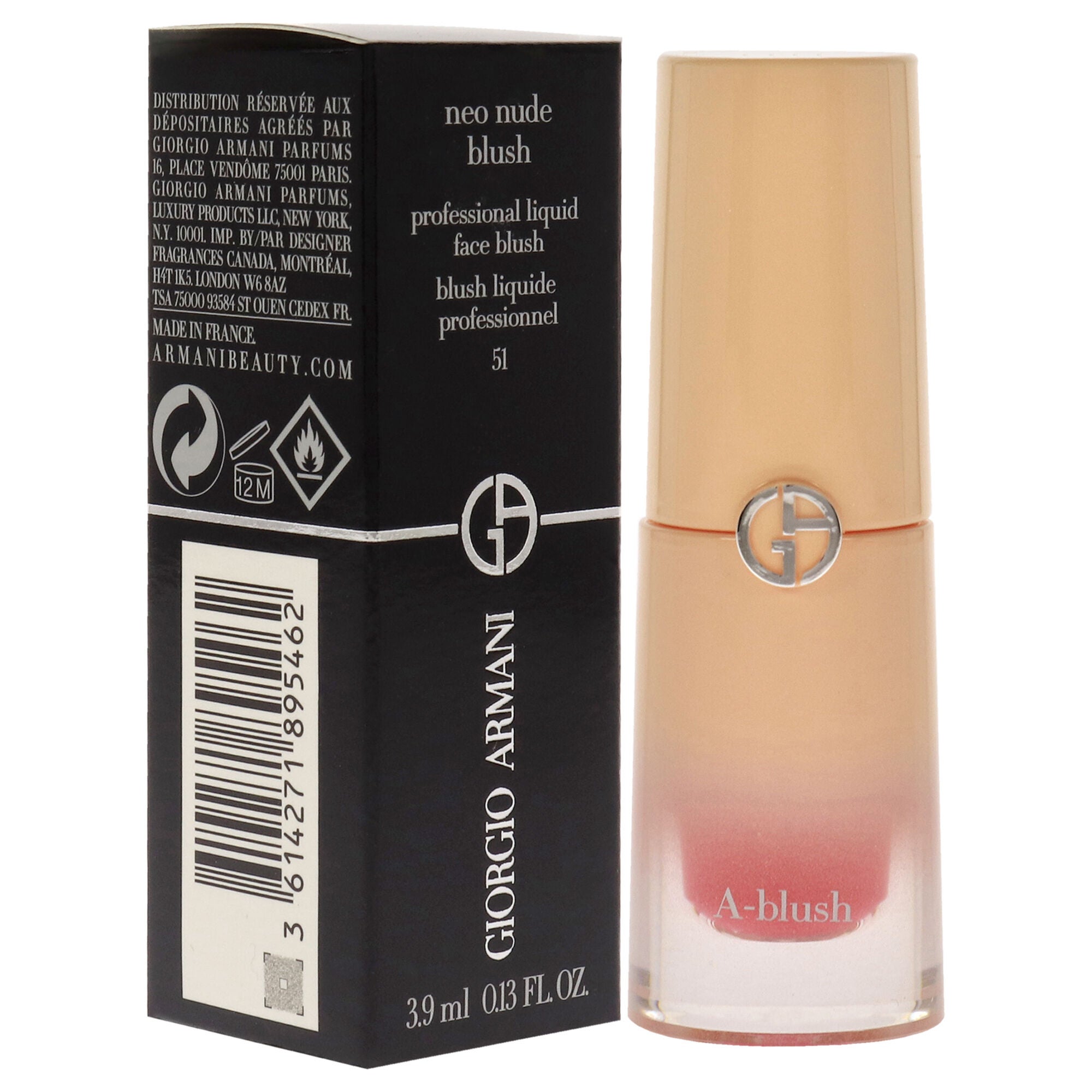 Neo Nude Liquid Face Blush - 51 by Giorgio Armani for Women - 0.13 oz Blush, See Description, alternate image number 2