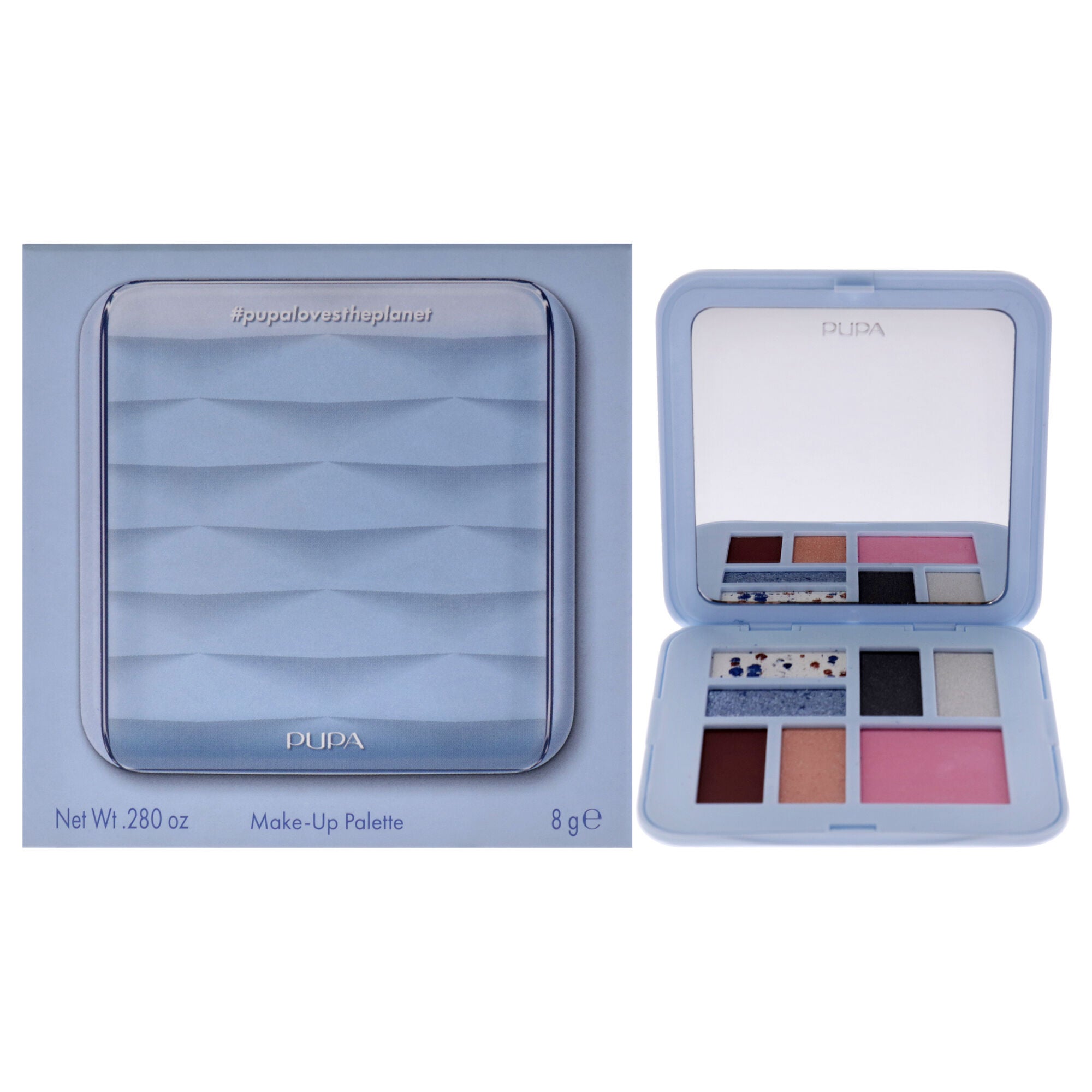 Make-Up Palette - 002 Wave by Pupa Milano for Women - 0.280 oz Makeup, See Description, hi-res image number 0