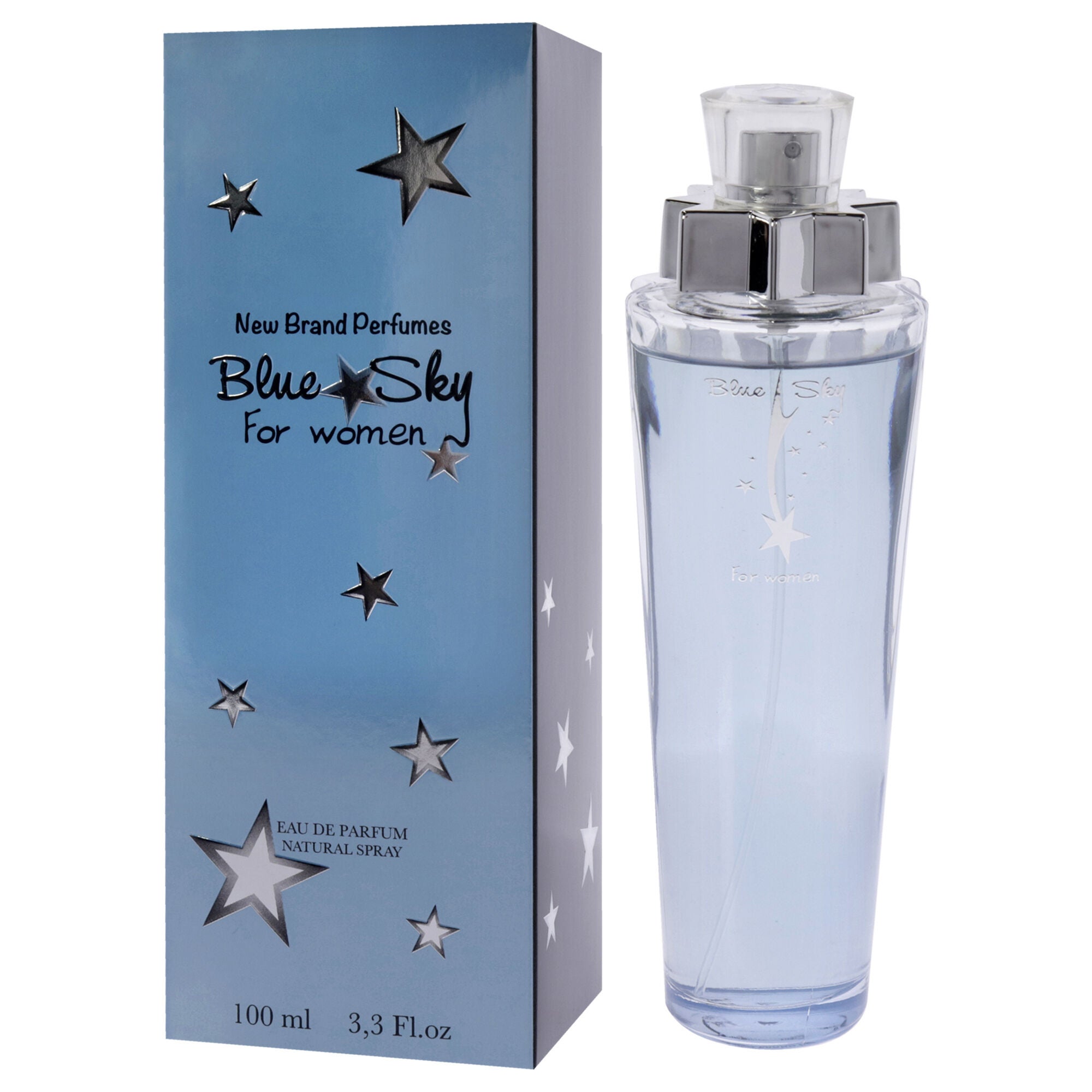 Blue Sky by New Brand for Women - 3.3 oz EDP Spray, Clear, alternate image number 2