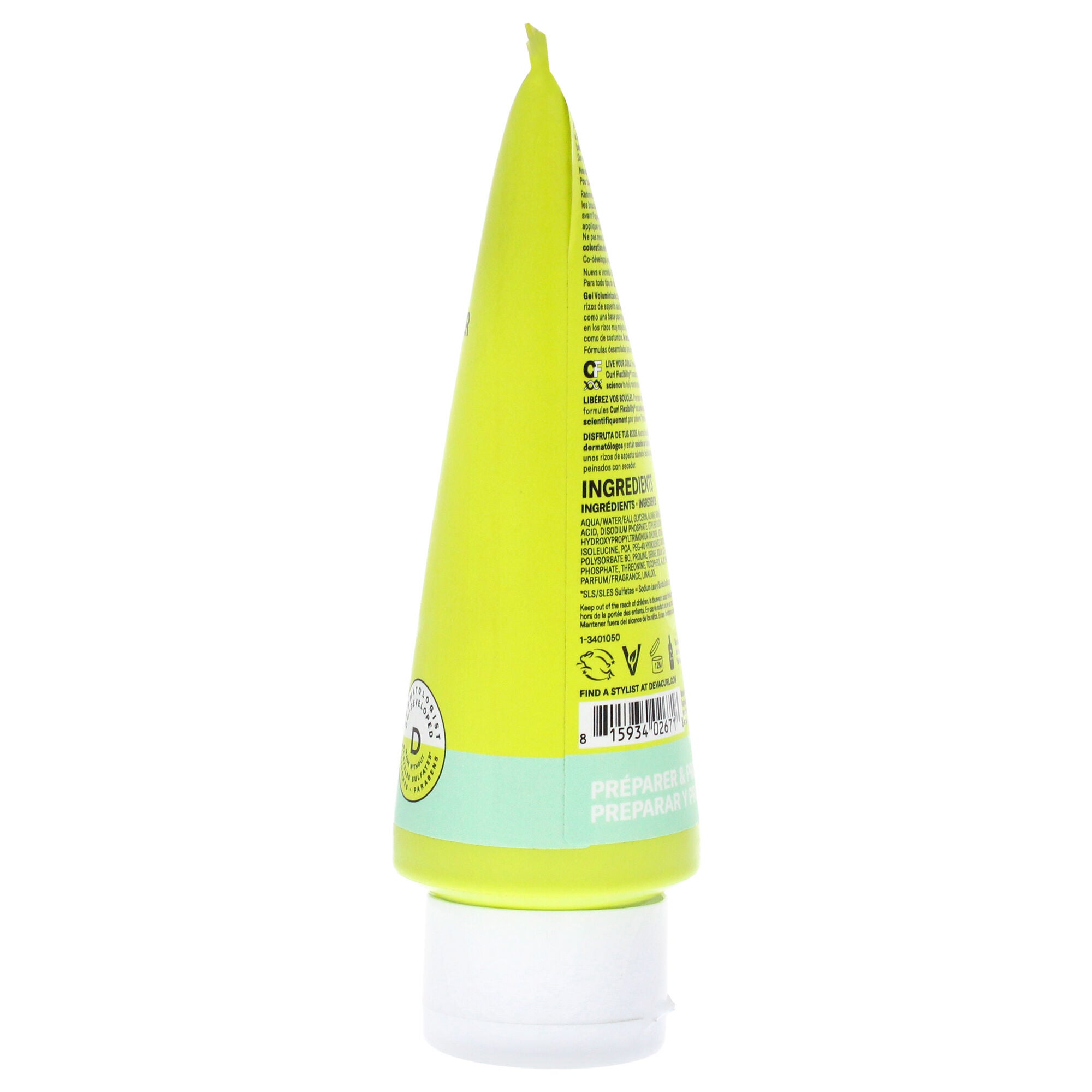 Plumping Primer Gel-NP by DevaCurl for Unisex - 5 oz Gel, See Description, alternate image number 2