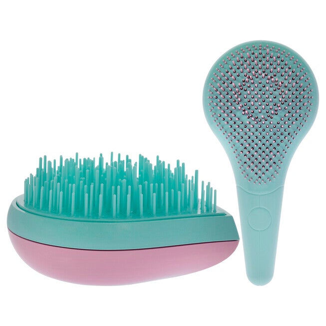 Home and Travel Detangler Set - Thick-Curly Hair by Michel Mercier for Unisex - 2 Pc The Classic Detangler Brush, The Travel Detangler Brush, See Description, alternate image number 4