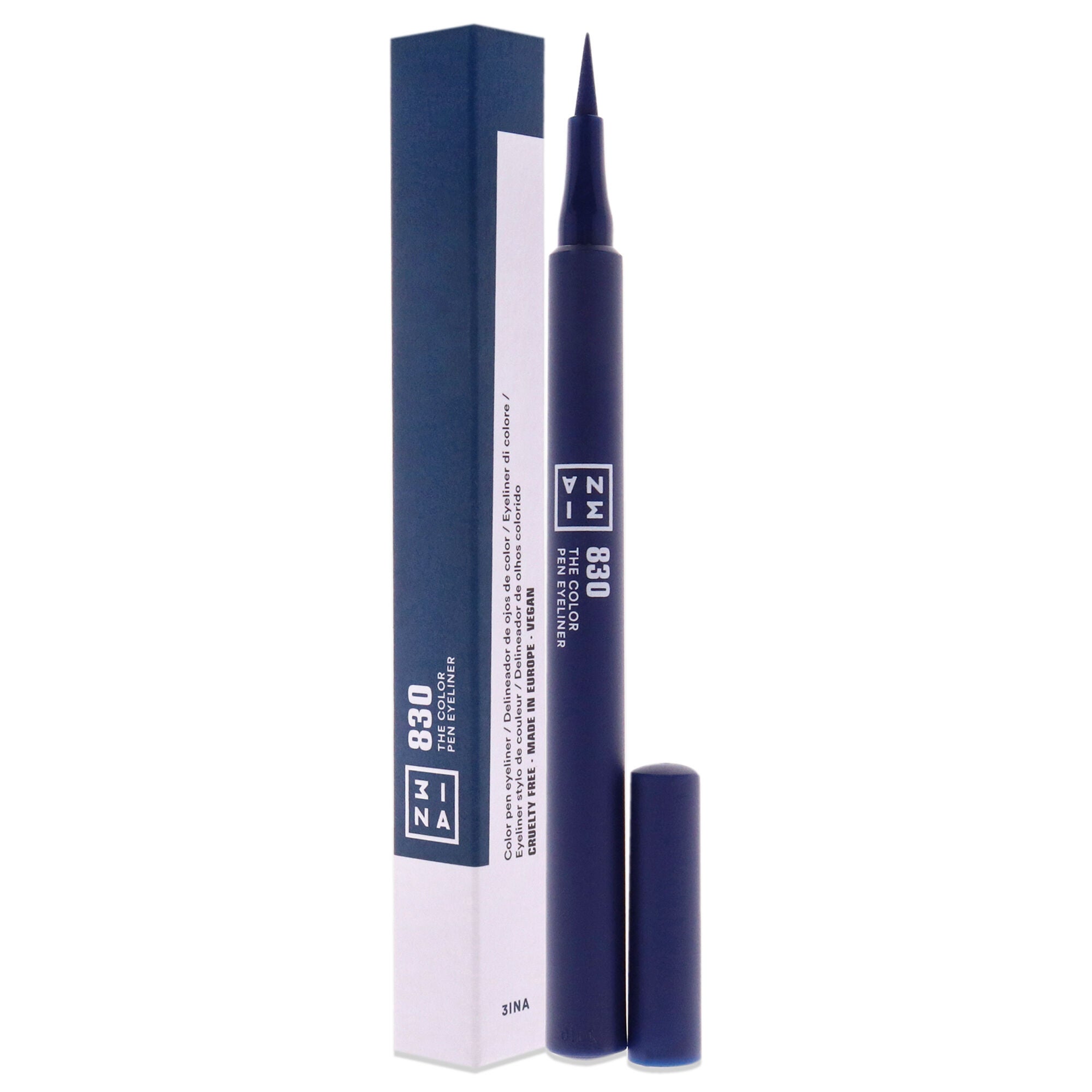The Color Pen Eyeliner - 830 Navy blue by 3INA for Women - 0.034 oz Eyeliner, , alternate image number 7