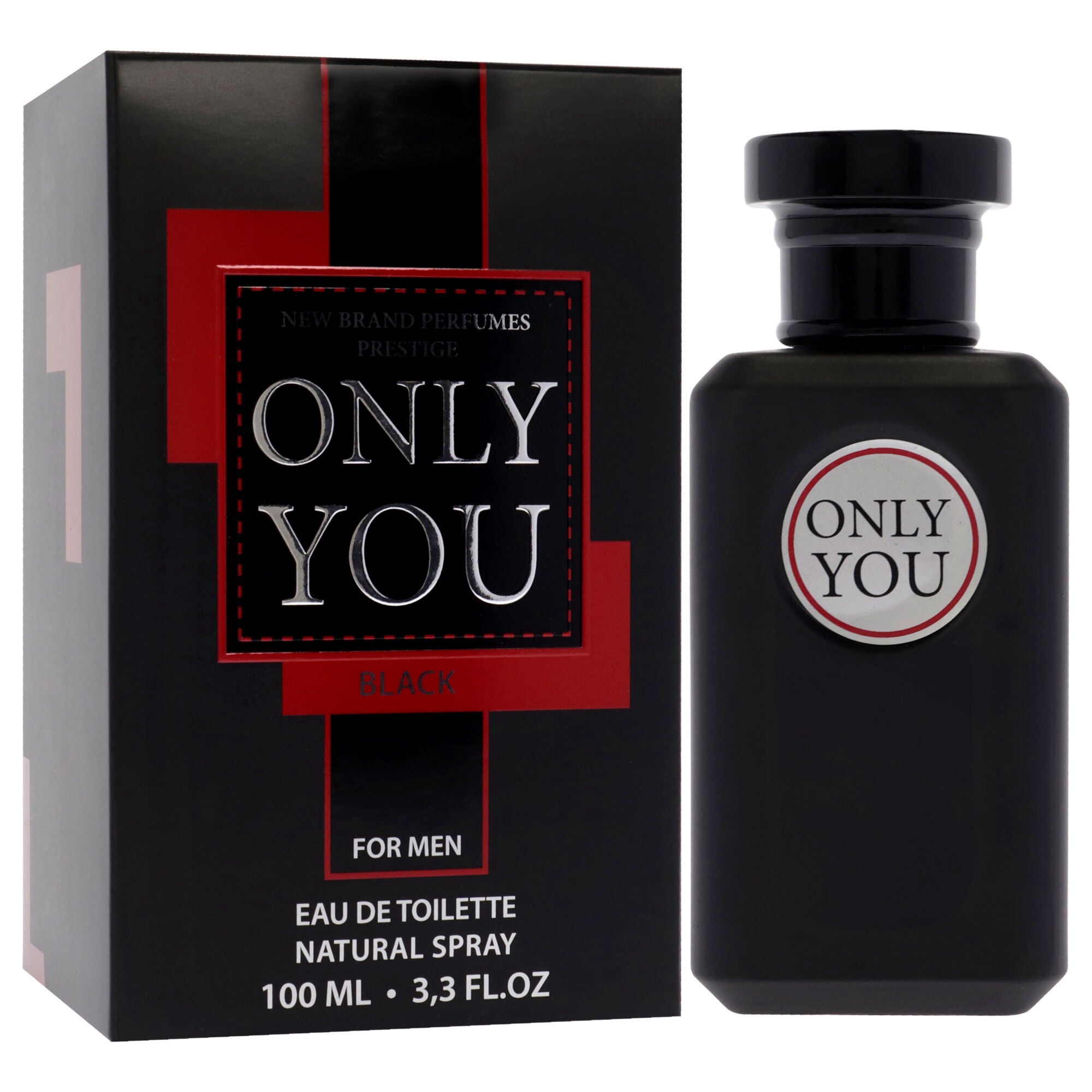 Only You Black by New Brand for Men - 3.3 oz EDT Spray, , alternate image number 6