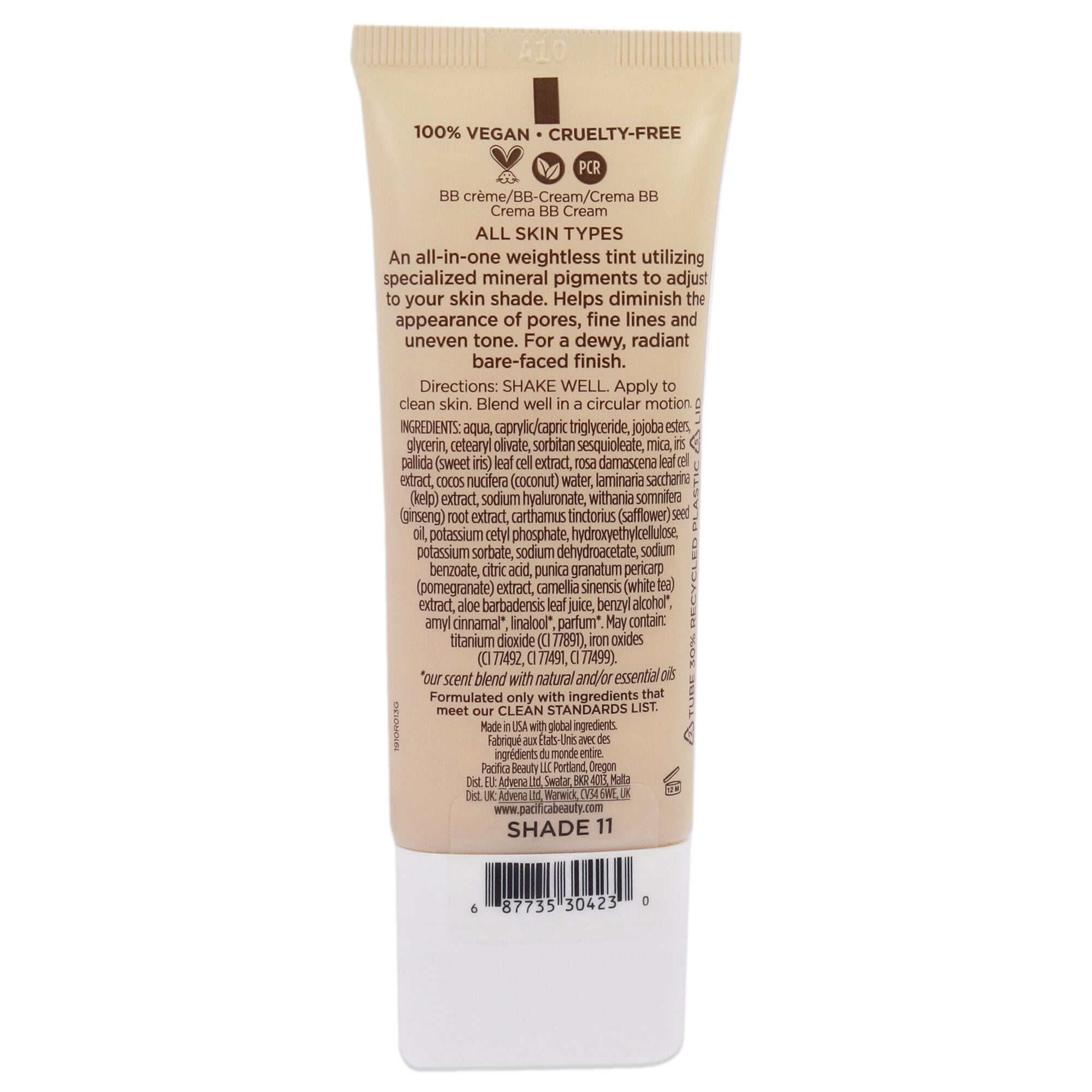 Alight Multi-Mineral BB Cream - 11 Light by Pacifica for Women - 1 oz Makeup, See Description, alternate image number 2