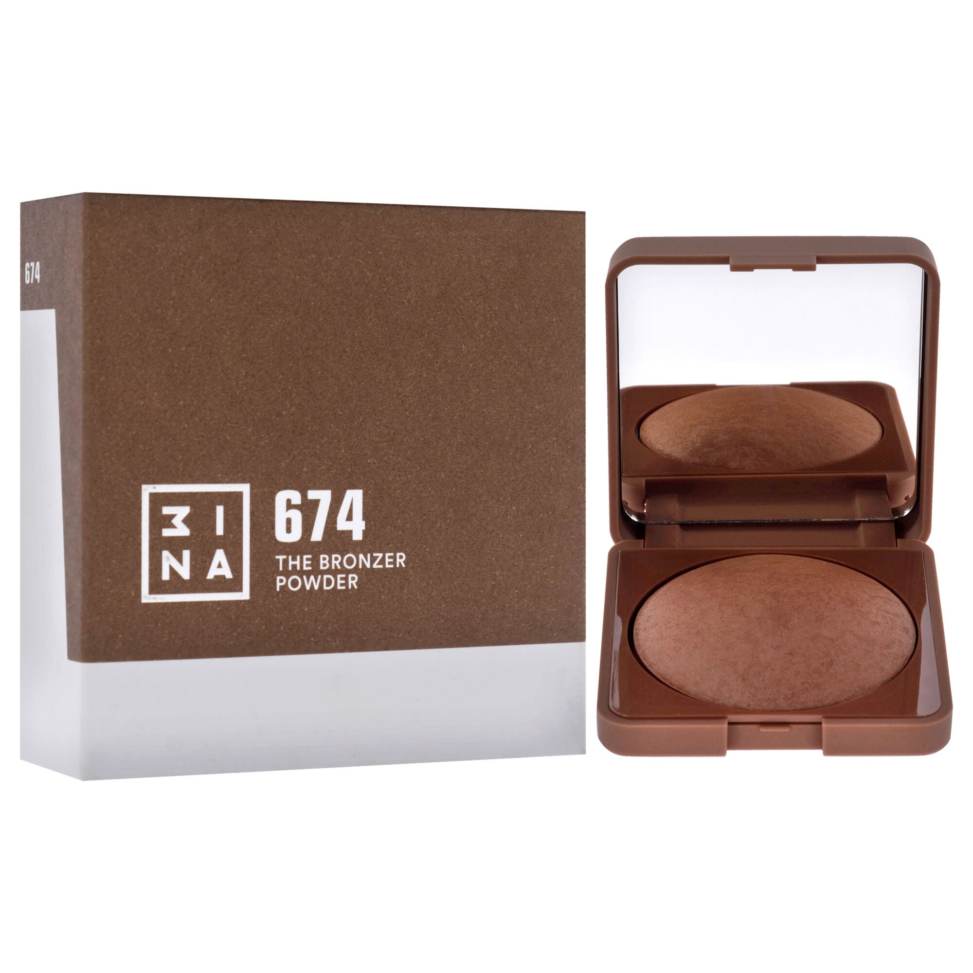 The Bronzer Powder - 674 by 3INA for Women - 0.25 oz Bronzer, , alternate image number 6