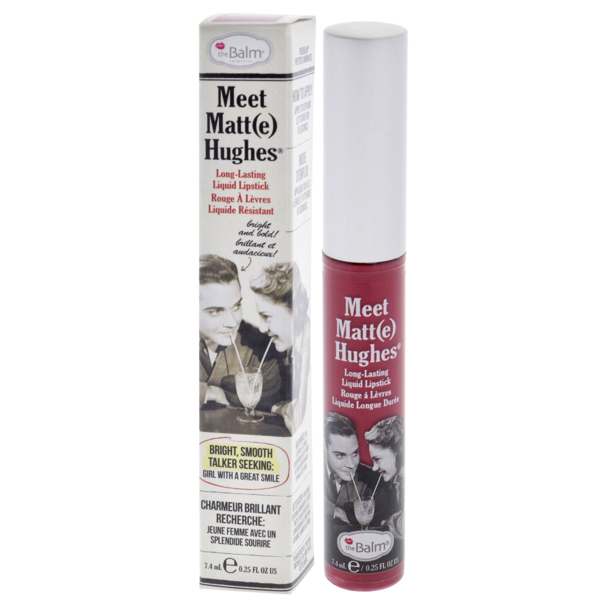 Meet Matte Hughes Long Lasting Liquid Lipstick - Dedicated by the Balm for Women - 0.25 oz Lip Gloss, See Description, alternate image number 3