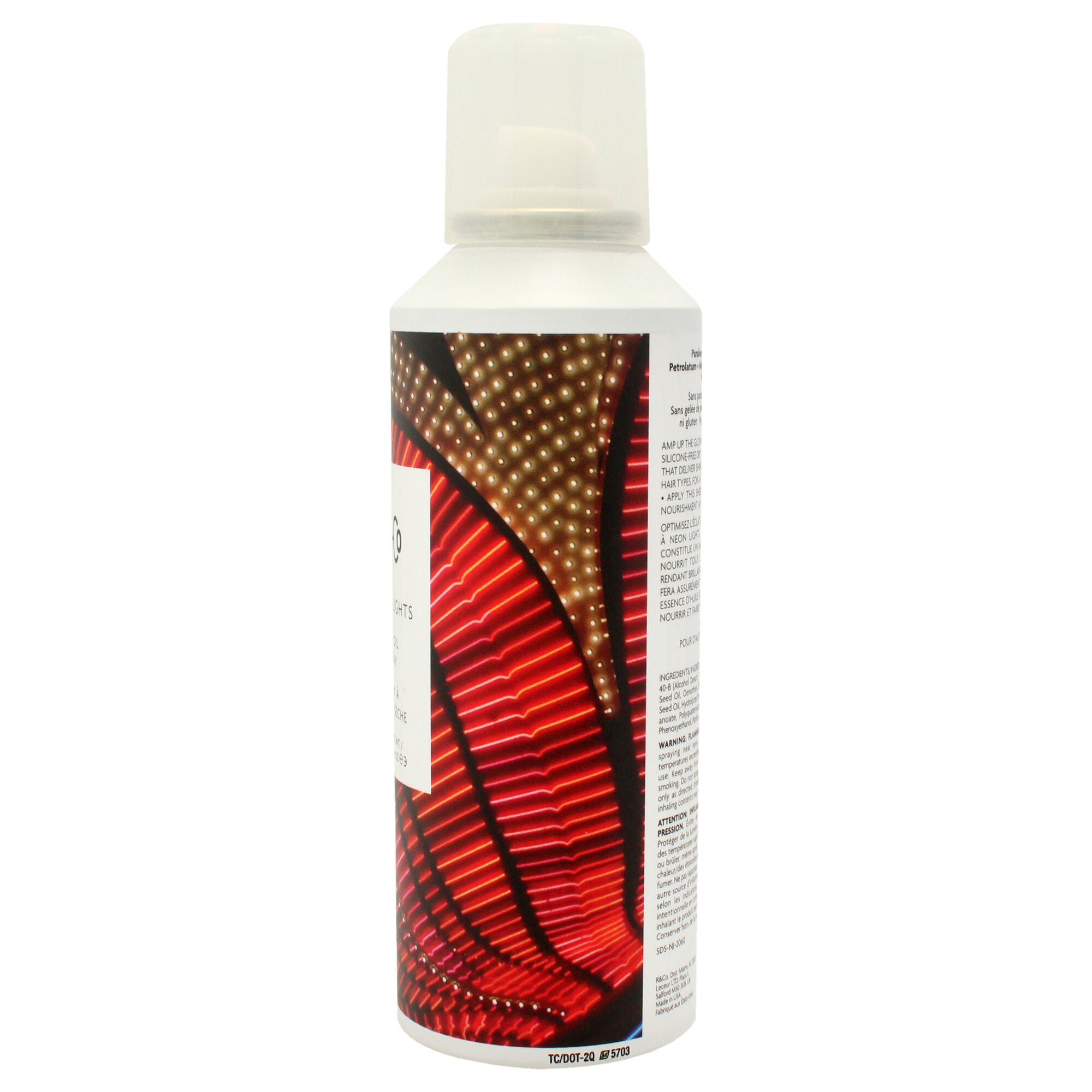 Neon Lights Dry Oil Spray by R+Co for Unisex - 4 oz Spray, See Description, alternate image number 1
