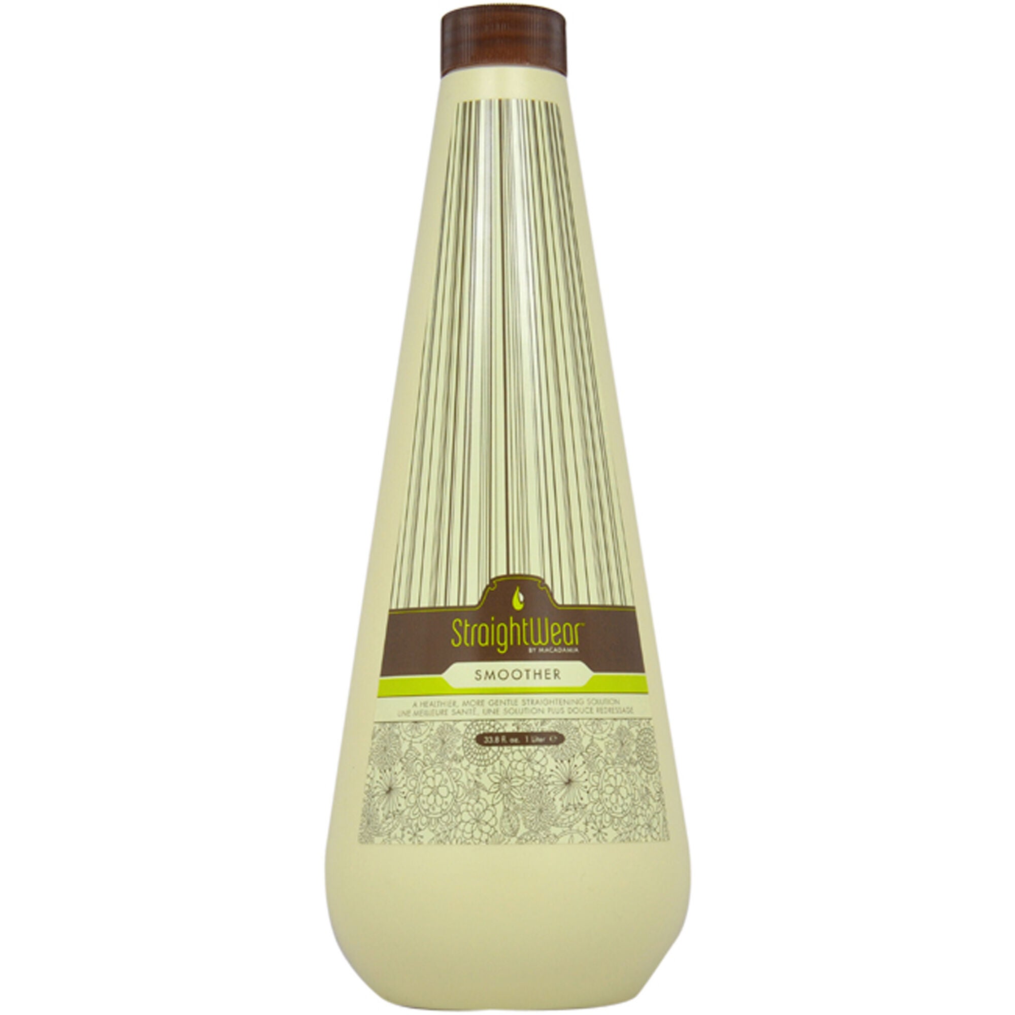 Natural Oil Straightwear Smoother Straightening Solution by Macadamia Oil for Unisex - 33.8 oz Smoother, See Description, hi-res image number 0
