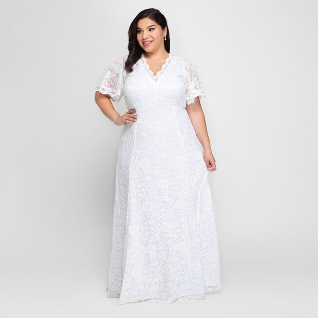Blissful Lace Wedding Gown, , alternate image number null