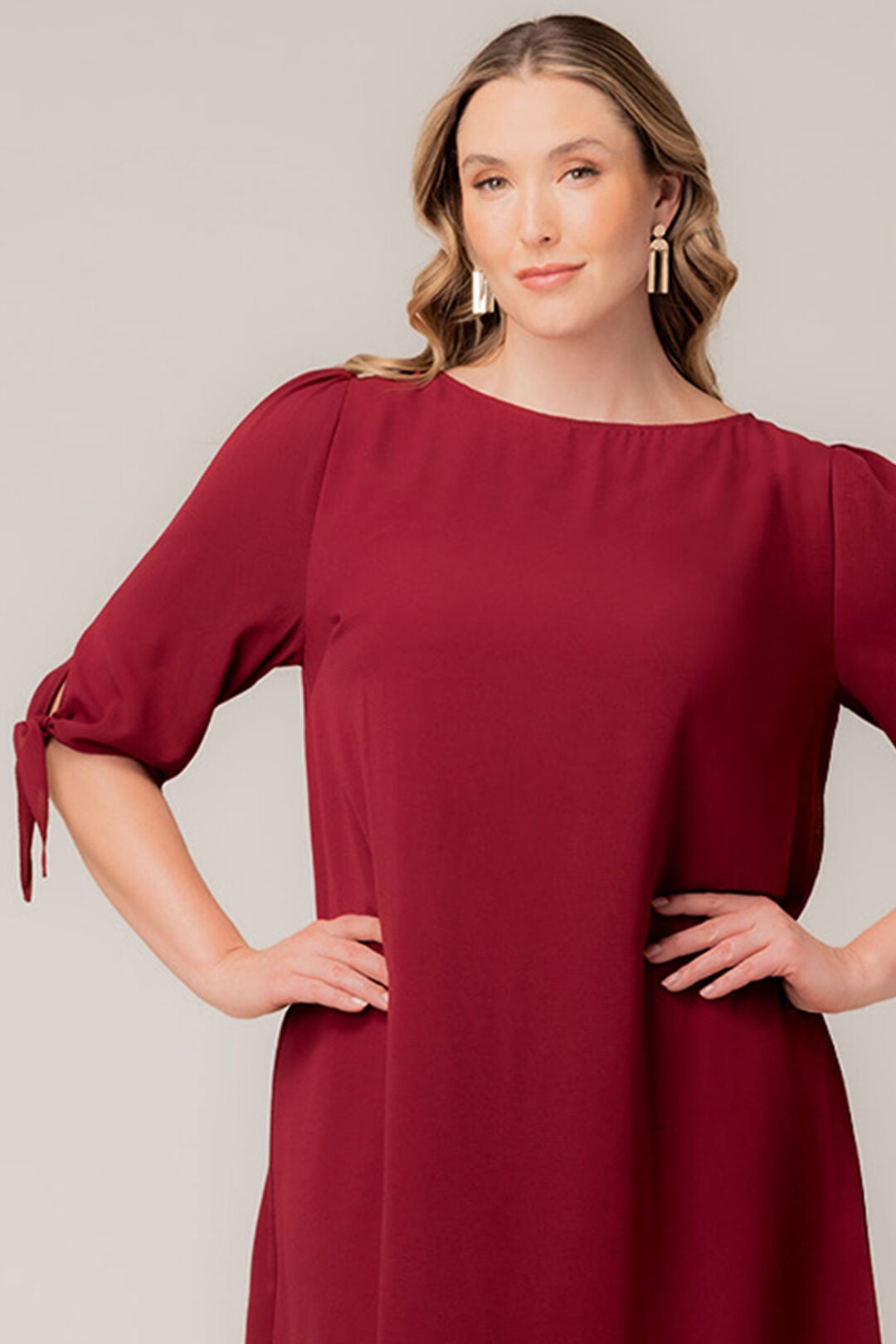 Manhattan Shift Dress, Cranberry / Raspberry, alternate image number 2