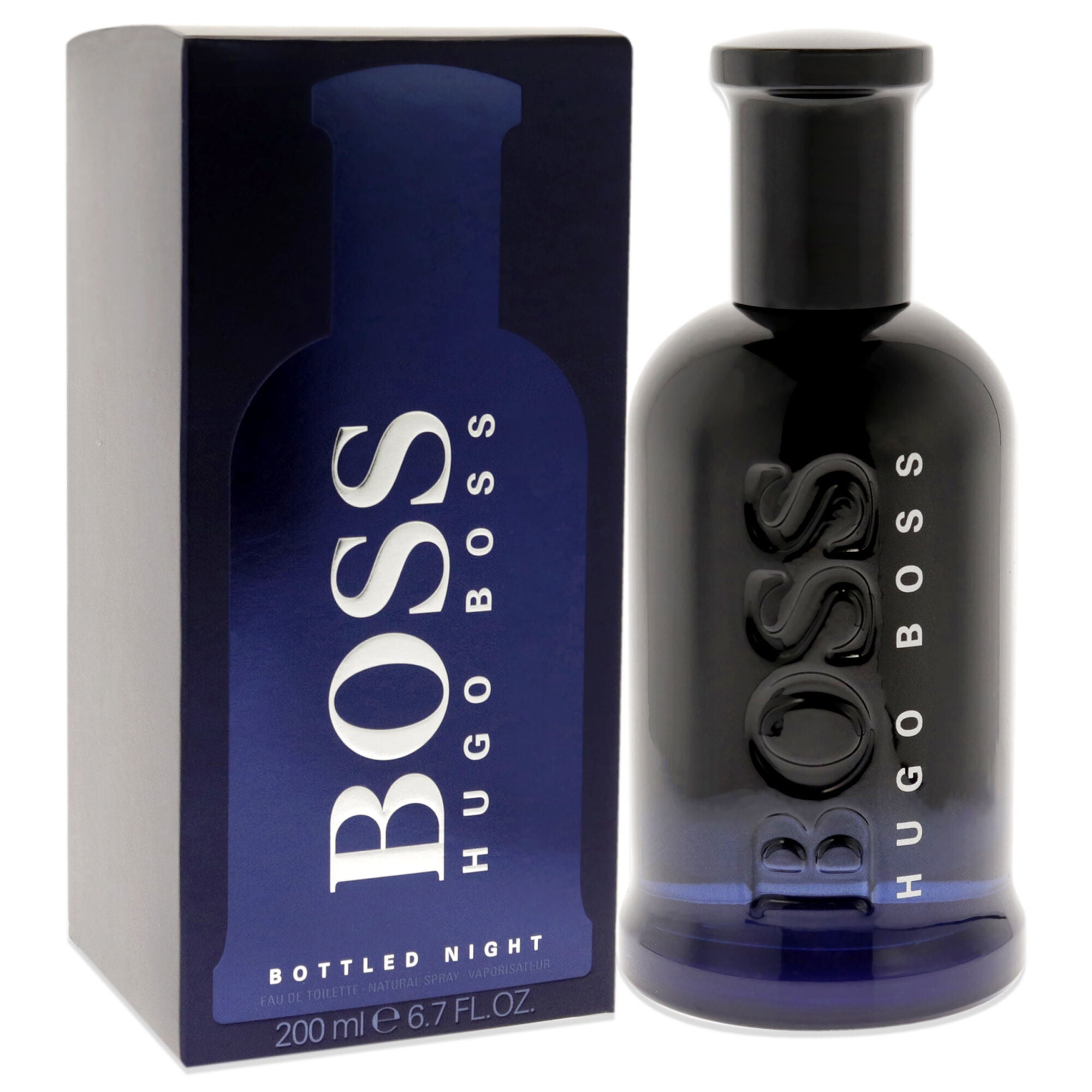 Boss Bottled Night by Hugo Boss for Men - 6.7 oz EDT Spray, Clear, alternate image number 2