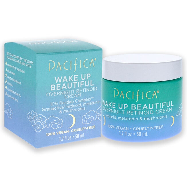 Wake Up Beautiful Overnight Retinoid Cream by Pacifica for Unisex - 1.7 oz Cream, NA, alternate image number null