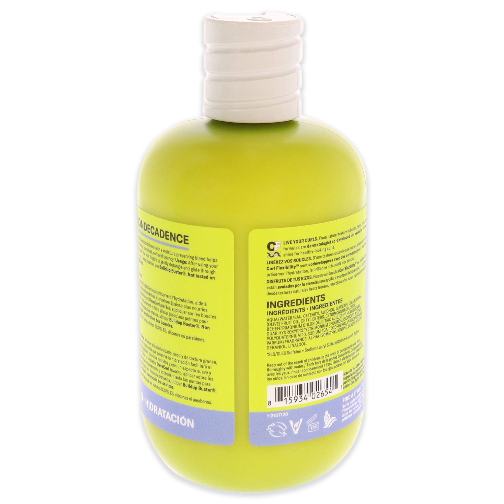 One Condition Decadence - NP by DevaCurl for Unisex - 12 oz Conditioner, See Description, alternate image number 2