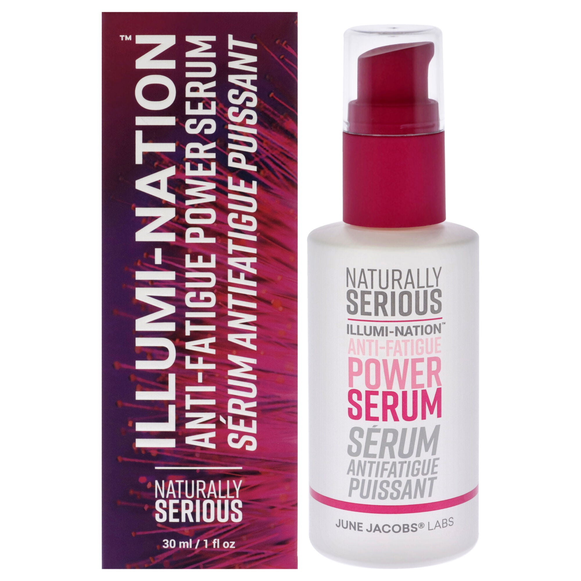 Illumi-nation Anti-Fatigue Power Serum by Naturally Serious for Unisex - 1 oz Serum, See Description, hi-res image number 0