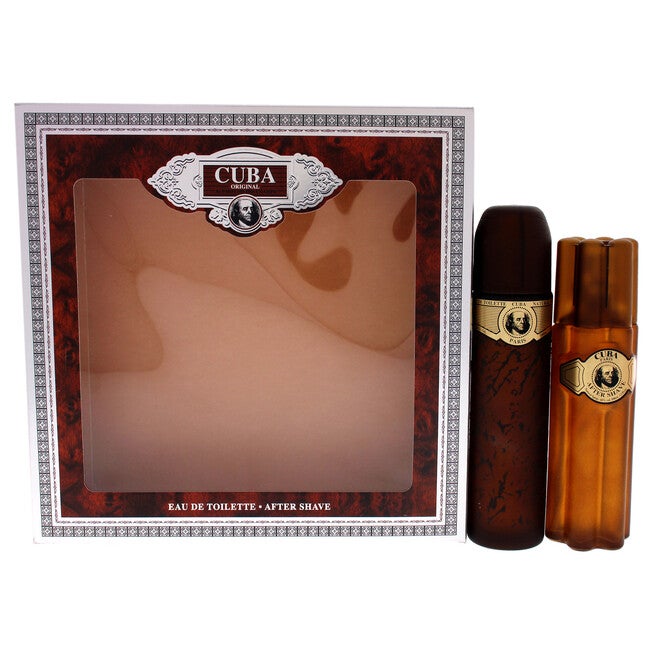 Cuba Gold by Cuba for Men - 3 Pc Gift Set 3.3oz EDT Spray, 3.3oz After Shave, Keychain, , alternate image number null