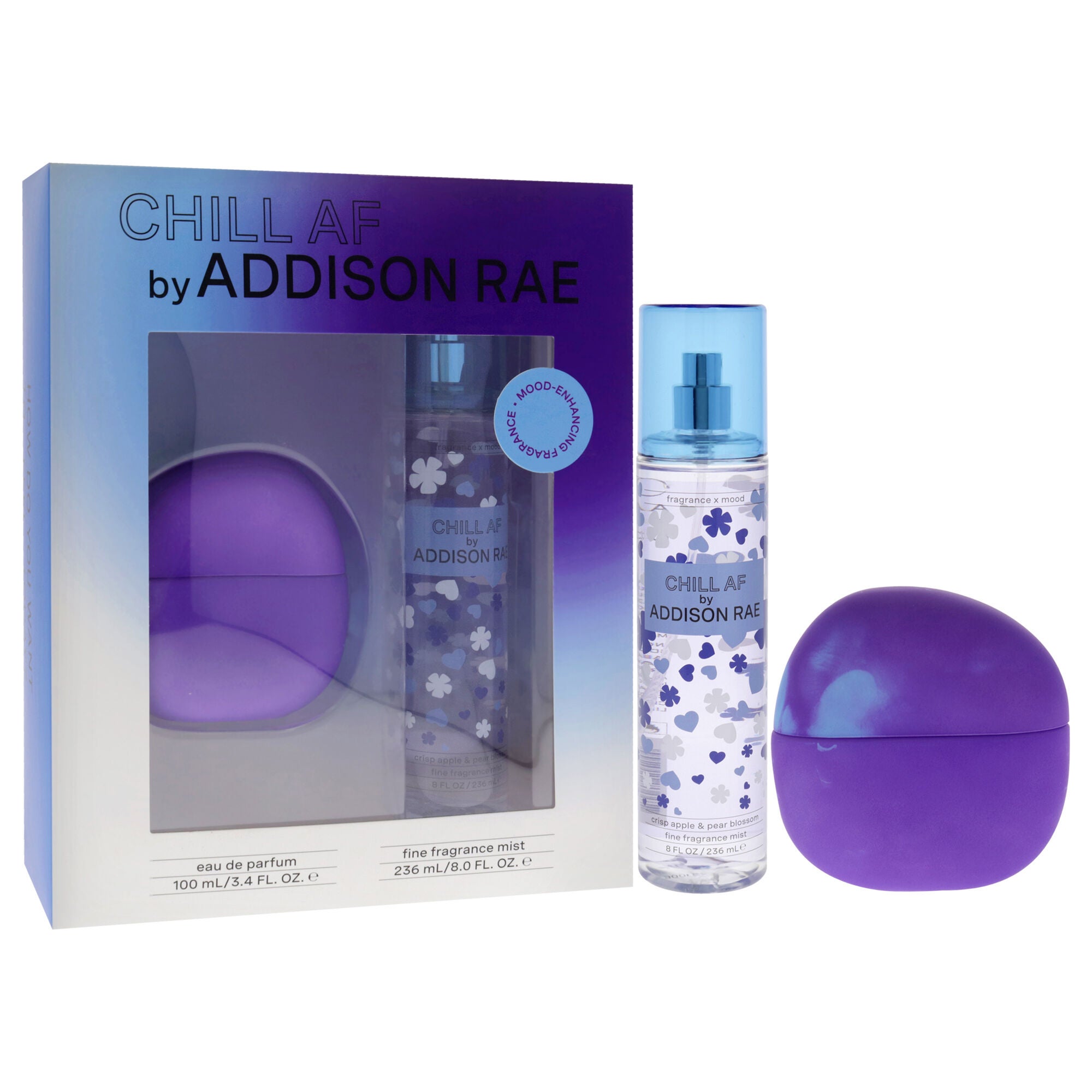 Chill AF by Addison Rae for Women - 2 Pc Gift Set 3.4oz EDP Spray, 8oz Fragrance Mist, See Description, alternate image number 1