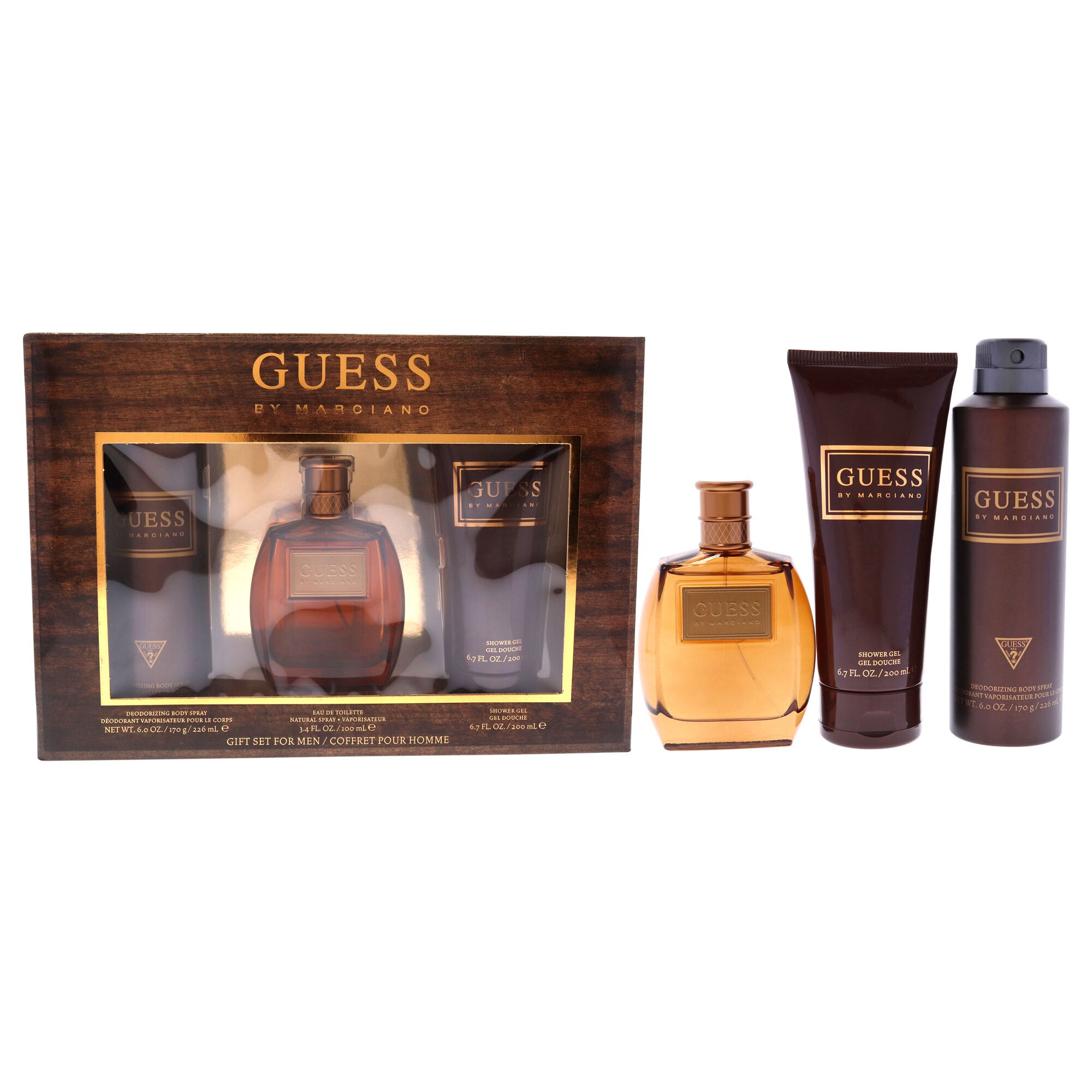 Guess by Marciano by Guess for Men - 3 Pc Gift Set 3.4oz EDT Spray, 6.7oz Shower Gel, 6.0oz Deodorizing Body Spray, , alternate image number 5