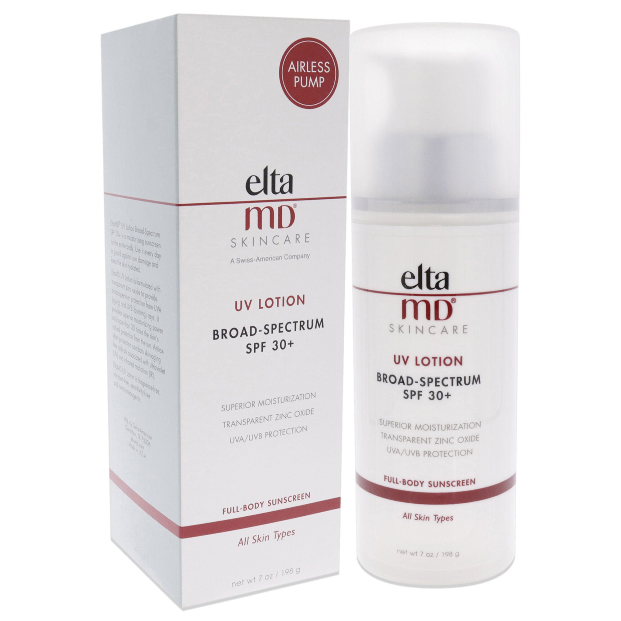 UV Lotion Broad-Spectrum SPF 30 by EltaMD for Unisex - 7 oz Sunscreen, See Description, alternate image number 2