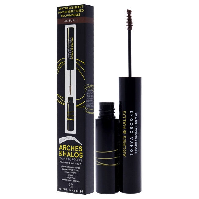 Microfiber Tinted Brow Mousse - Auburn by Arches and Halos for Women - 0.106 oz Mousse, NA, alternate image number null