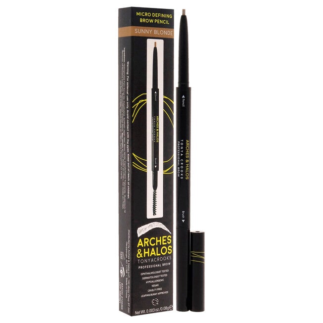 Micro Defining Brow Pencil - Sunny Blonde by Arches and Halos for Women - 0.003 oz Eyebrow Pencil, NA, alternate image number null
