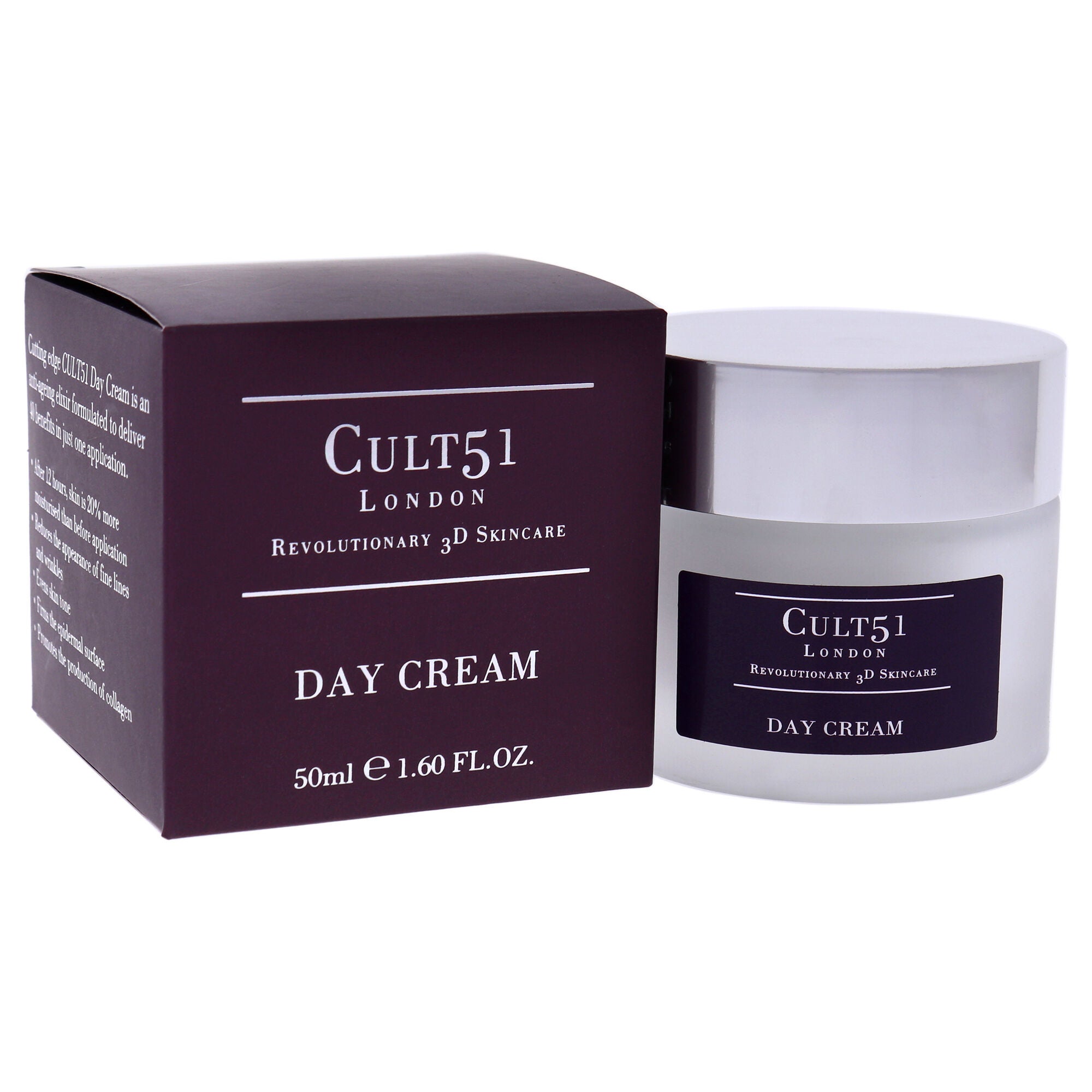 Day Cream by Cult51 for Women - 1.60 oz Cream, White, alternate image number 1