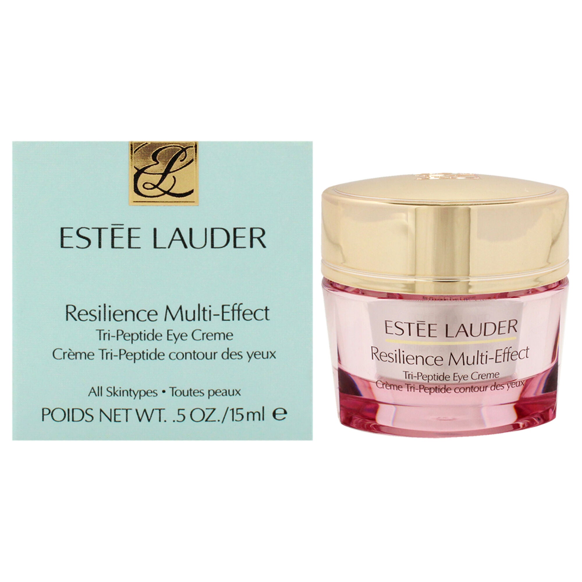 Resilience Multi-Effect Tri-Peptide Eye Creme SPF 15 by Estee Lauder for Unisex - 0.5 oz Creme, See Description, hi-res image number 0