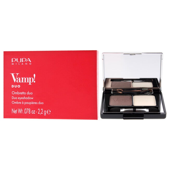 Vamp! Compact Duo Eyeshadow - 006 Brown Vanilla by Pupa Milano for Women - 0.078 oz Eye Shadow, See Description, alternate image number 2