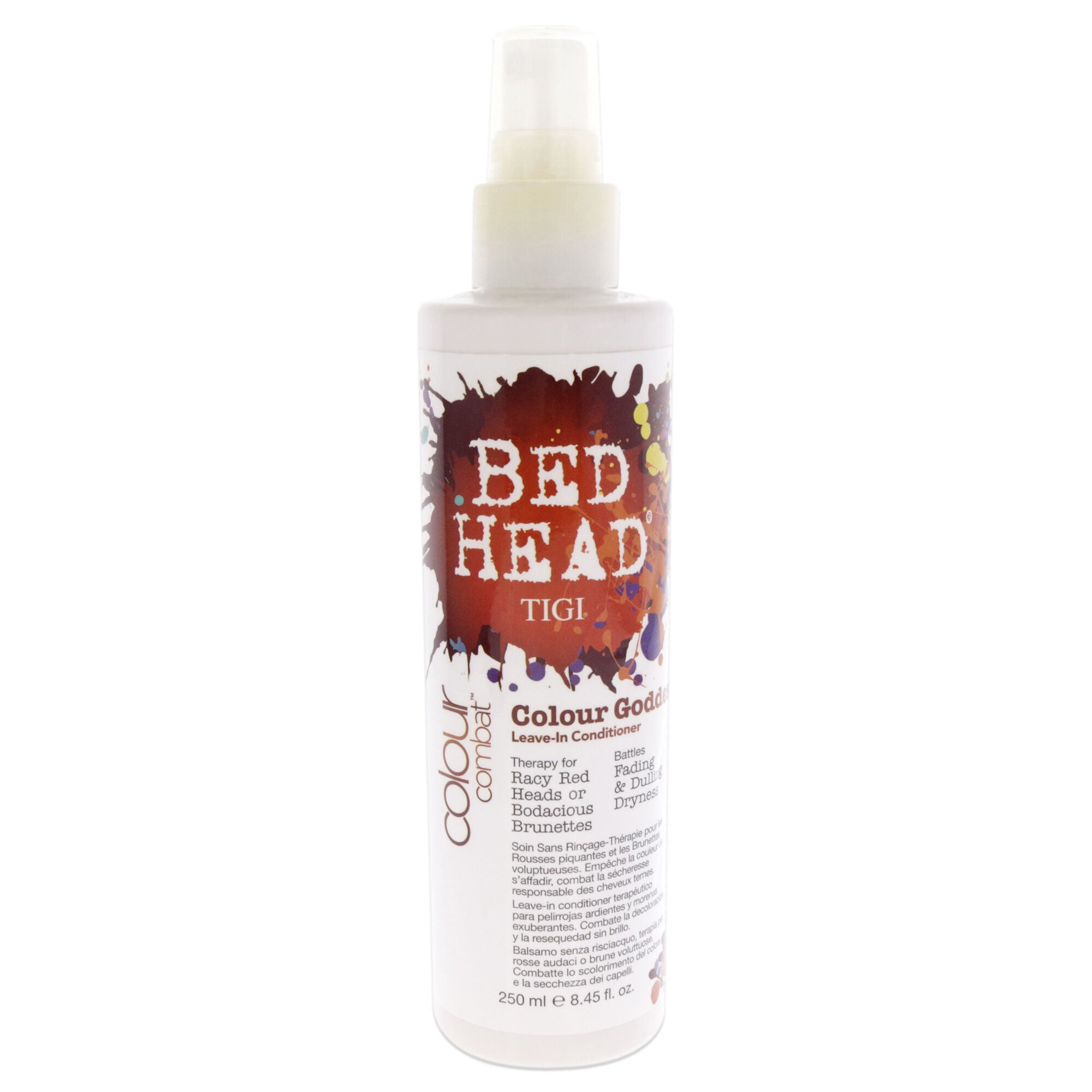 Bed Head Colour Combat Colour Goddess Leave-In Conditioner by TIGI for Unisex - 8.45 oz Conditioner, See Description, hi-res image number 0