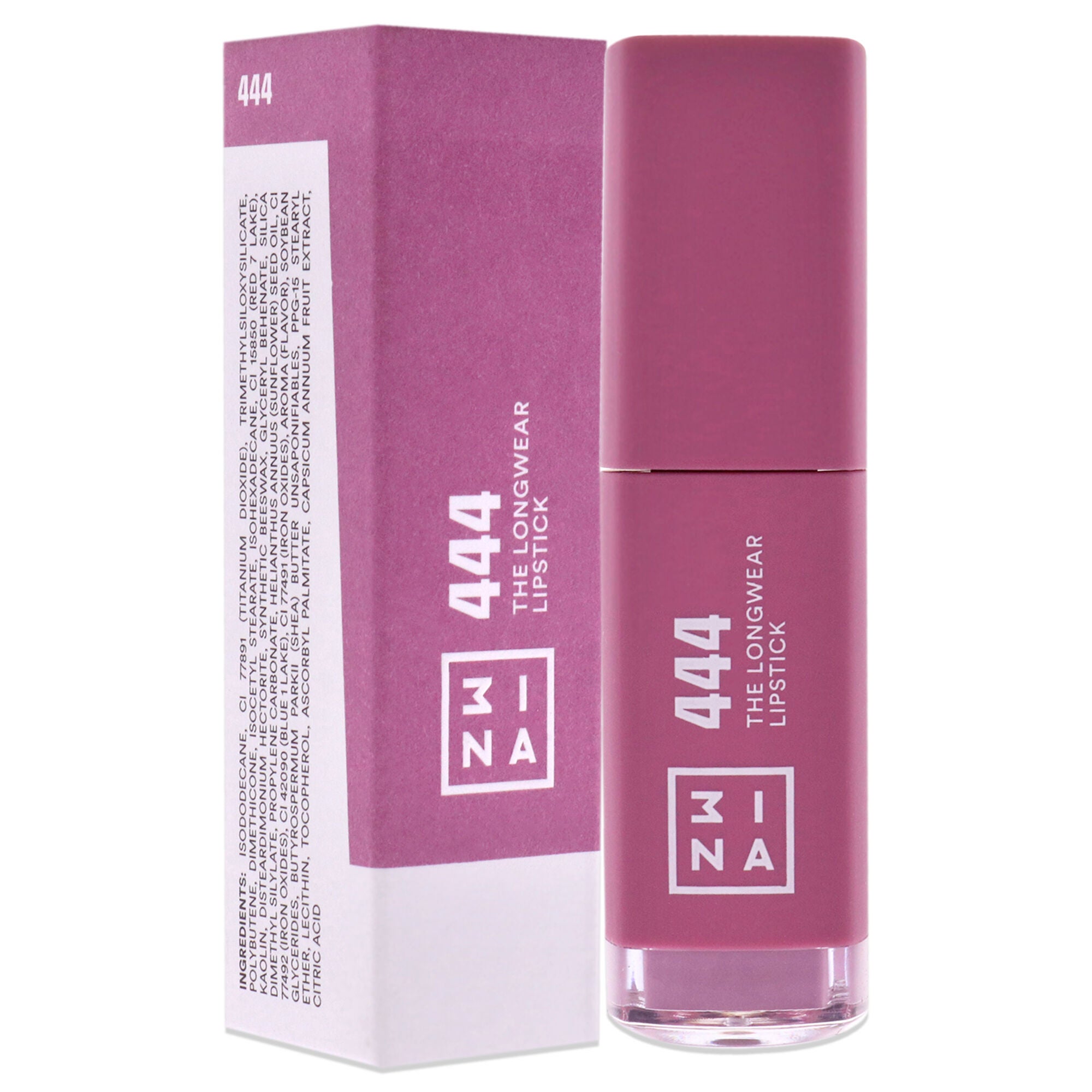The Longwear Lipstick - 444 Lilac by 3INA for Women - 0.20 oz Lipstick, , alternate image number 6