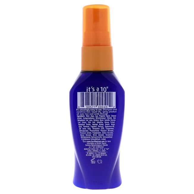 Miracle Leave In Plus Keratin by Its A 10 for Unisex - 2 oz Spray, See Description, alternate image number 2