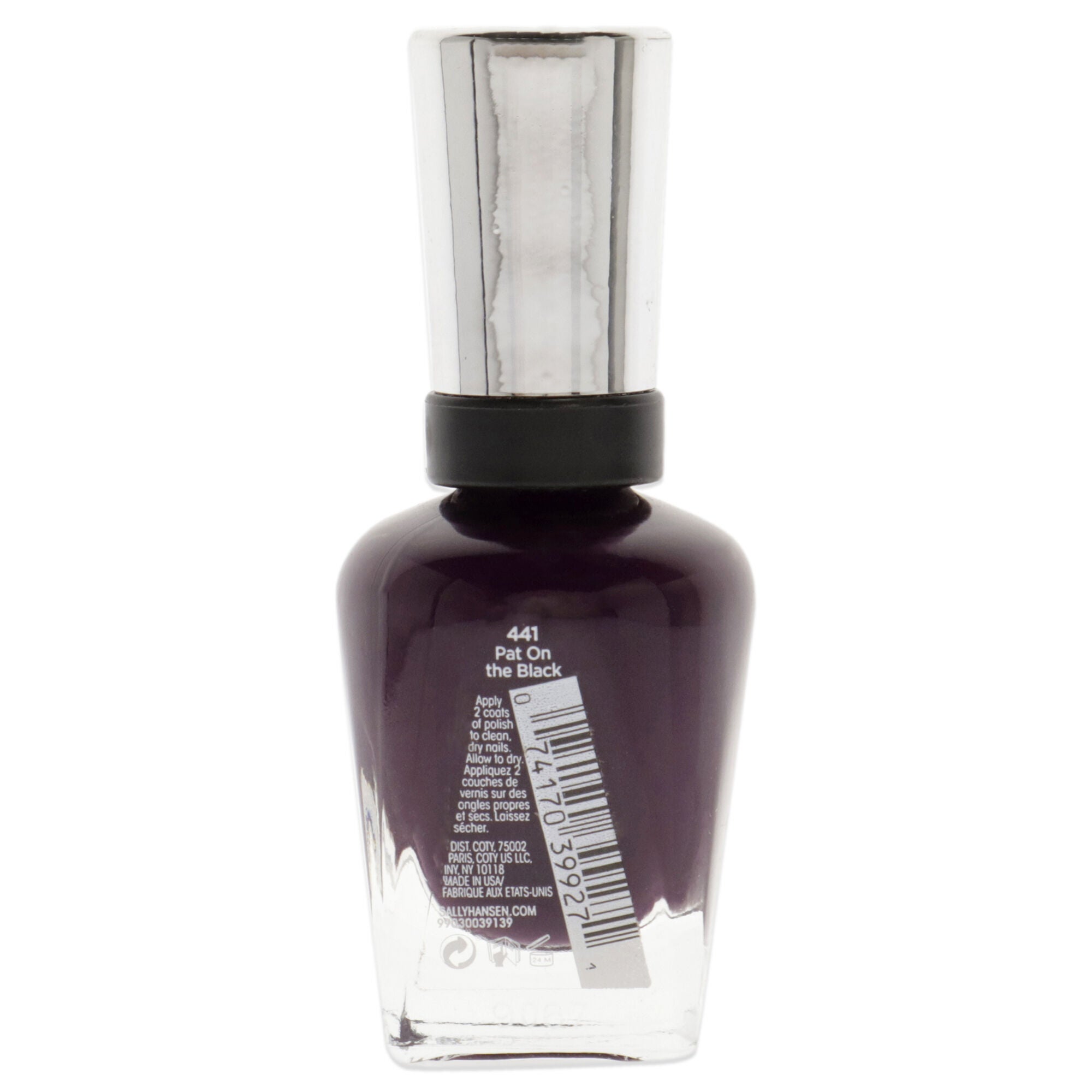 Complete Salon Manicure - 441 Pat On The Black by Sally Hansen for Women - 0.5 oz Nail Polish, See Description, alternate image number 1