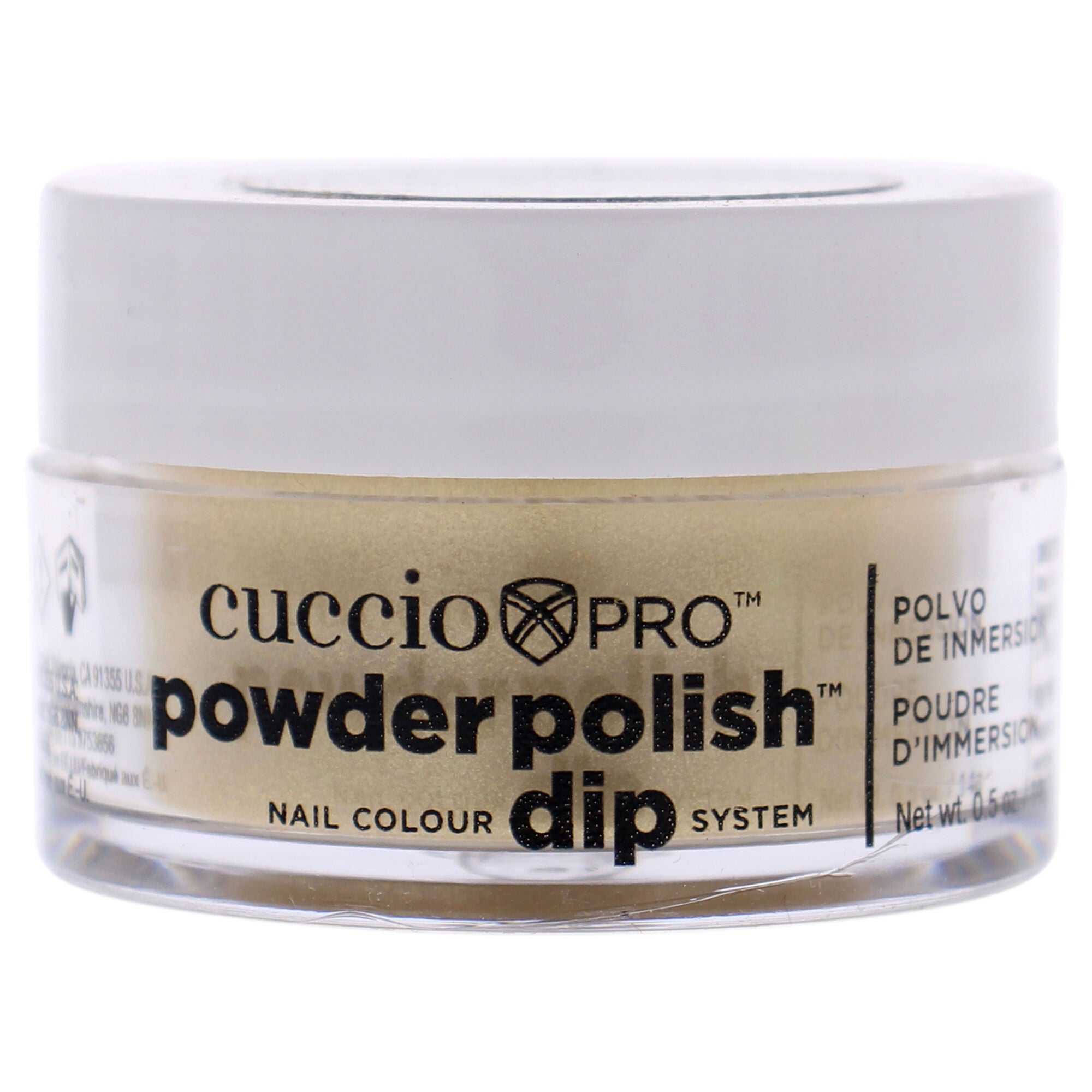 Pro Powder Polish Nail Colour Dip System - Metallic Lemon Gold by ...