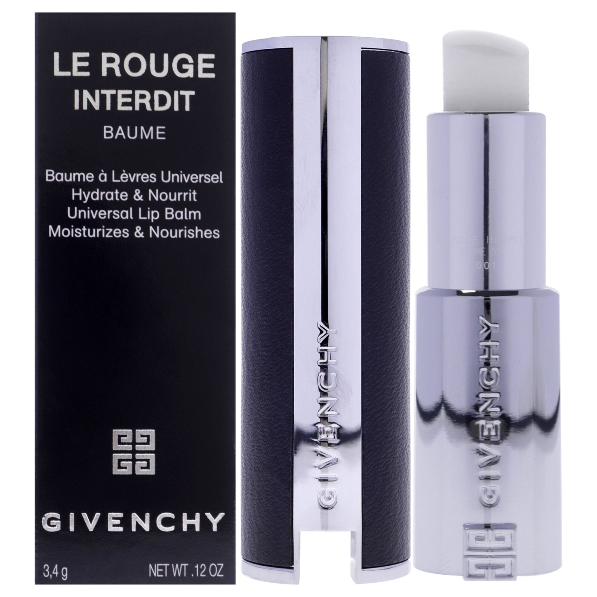 Le Rouge Interdit Baume Lip Balm - 00 Natural Finish by Givenchy for Women - 0.12 oz Lip Balm, See Description, hi-res image number 0